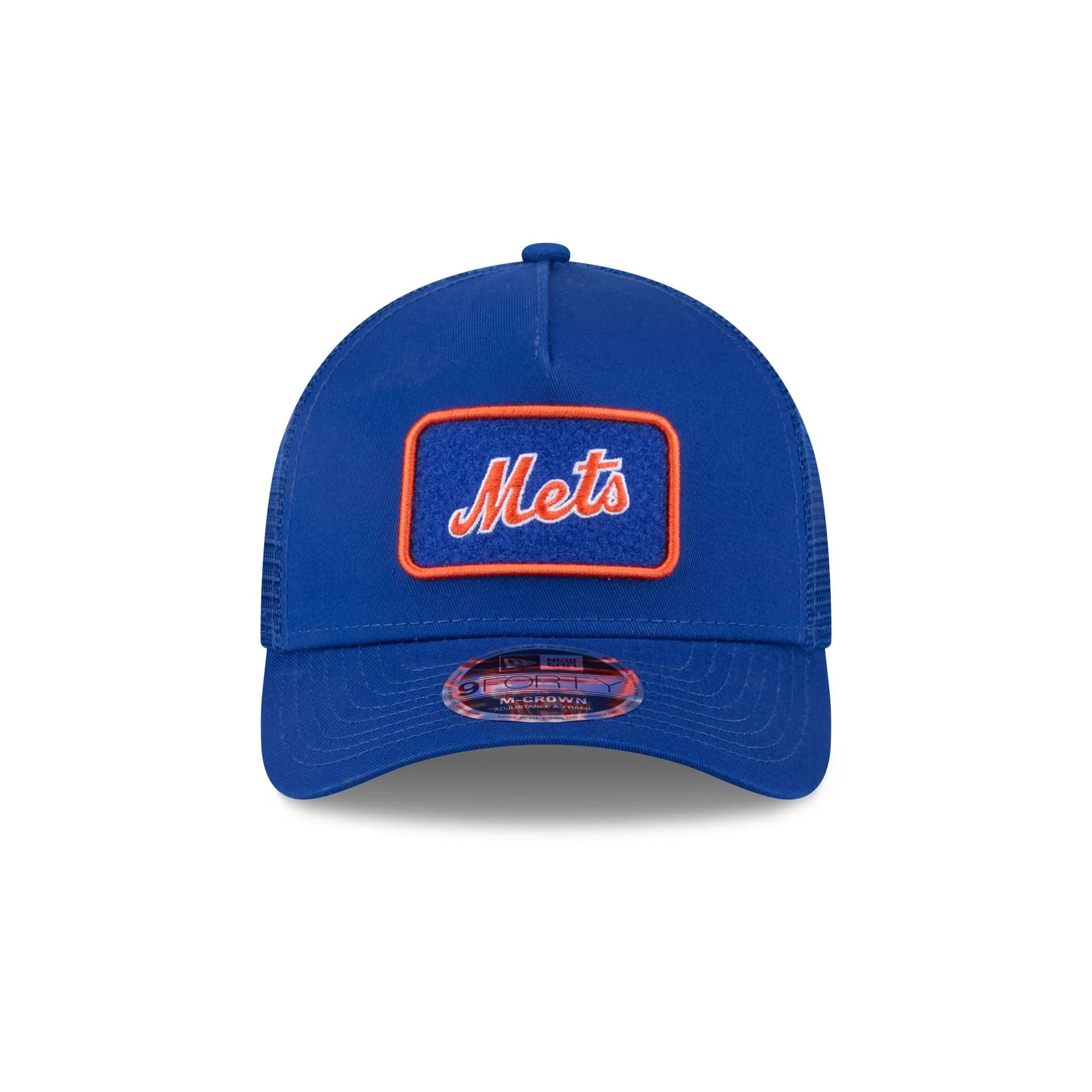 New York Mets Tonal Patch 9FORTY M-Crown A-Frame Trucker Hat