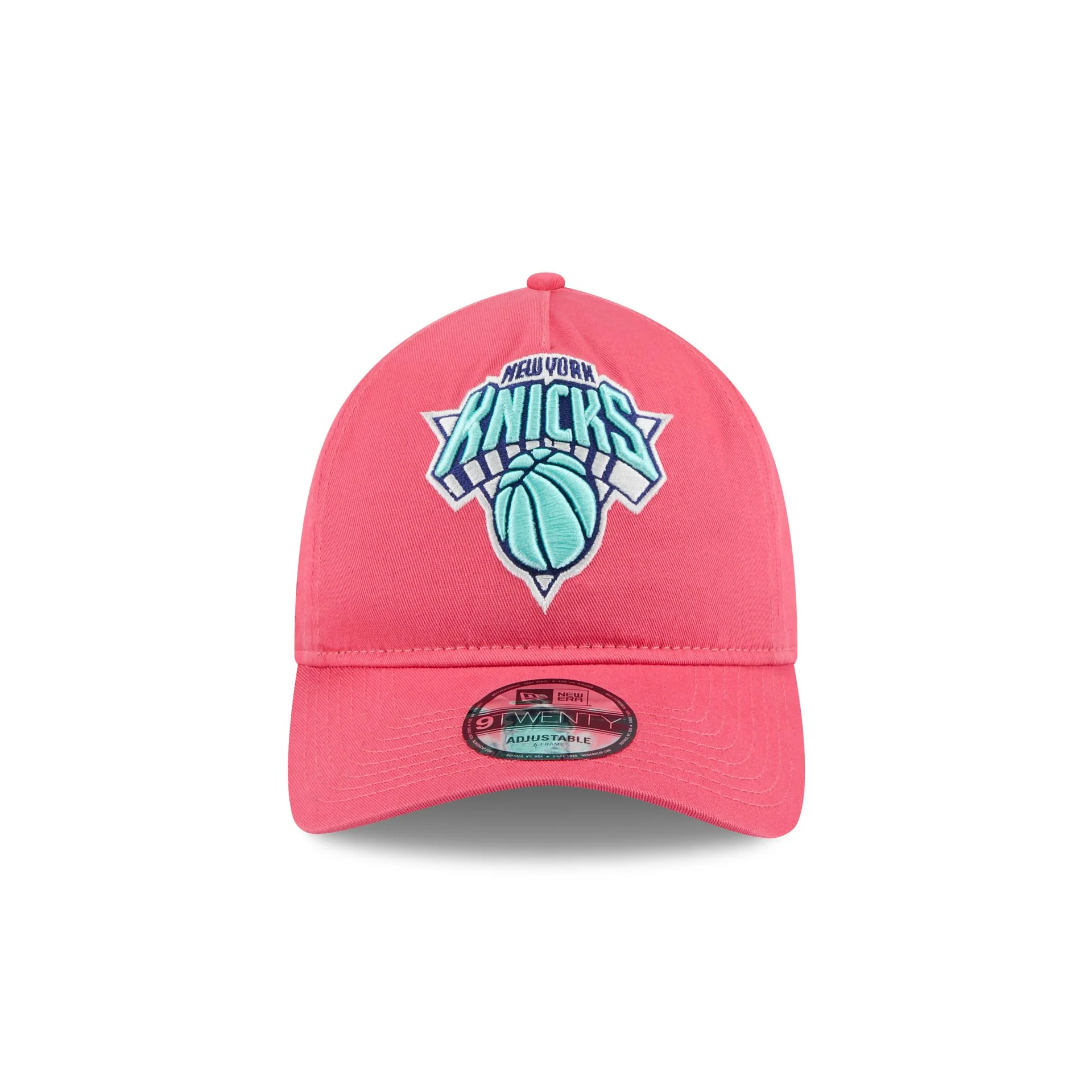 New York Knicks Coral 9TWENTY A-Frame Adjustable Hat