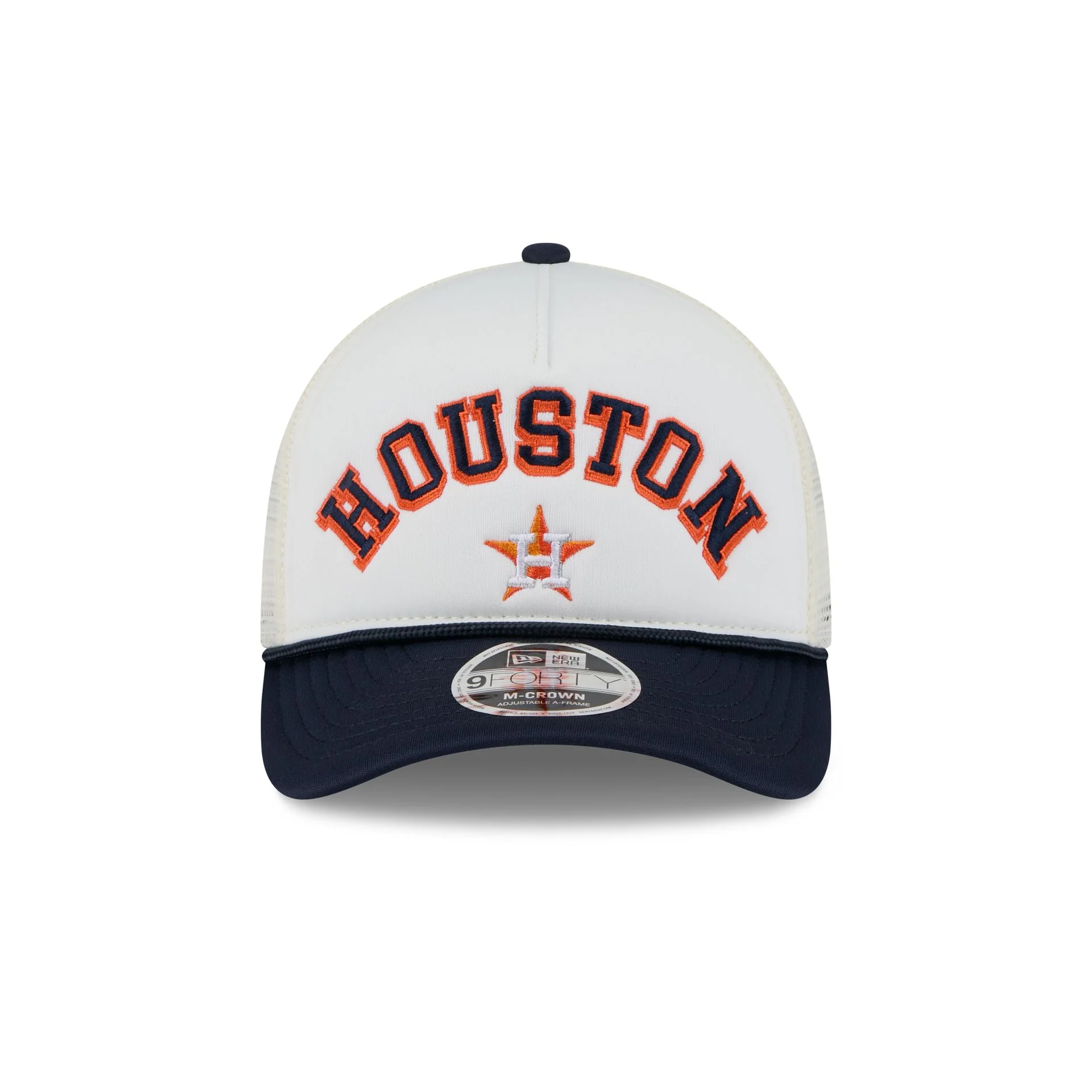 Houston Astros Chrome Arch 9FORTY M-Crown A-Frame Trucker Hat