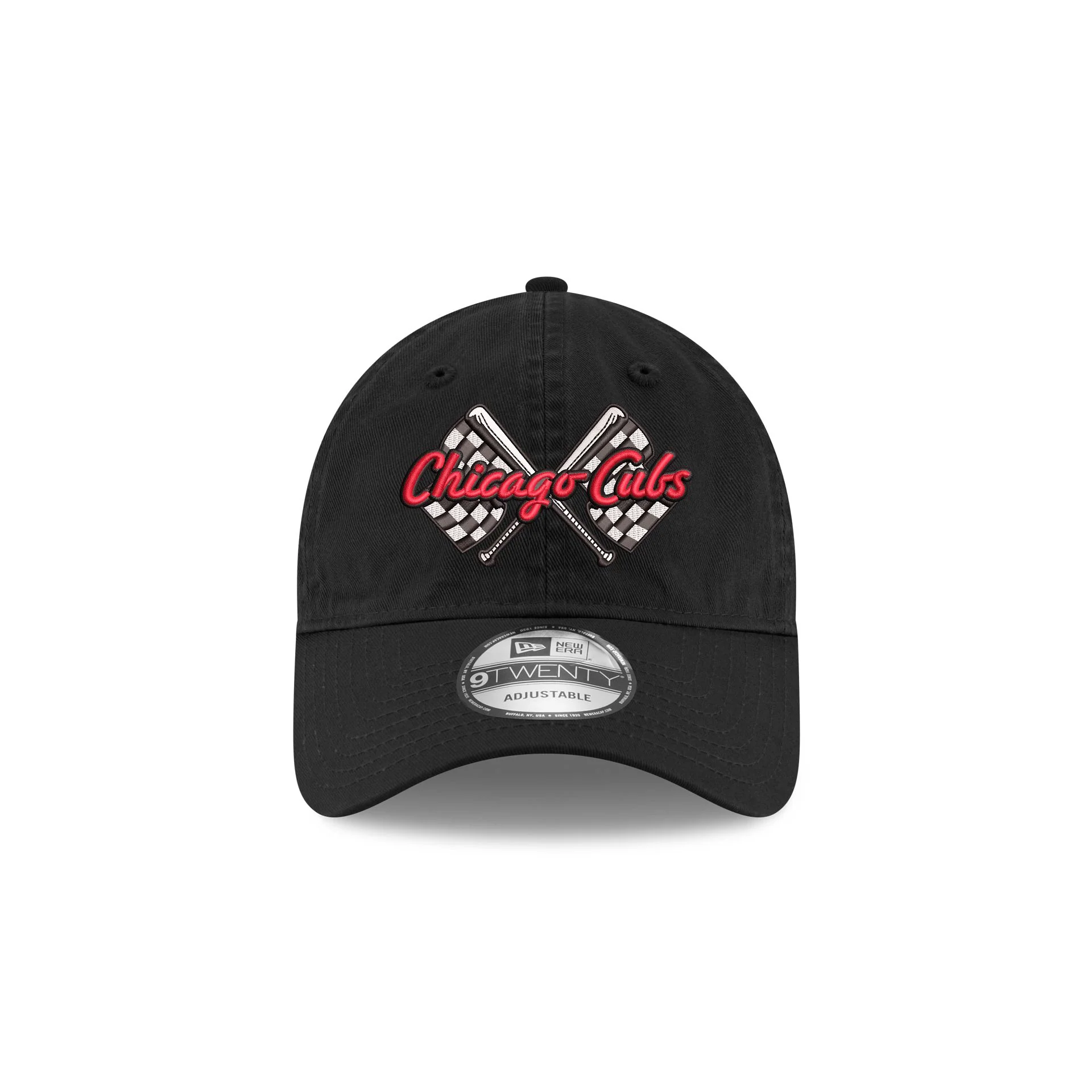 Chicago Cubs x NASCAR Chicago Street Race Black 9TWENTY Adjustable Hat