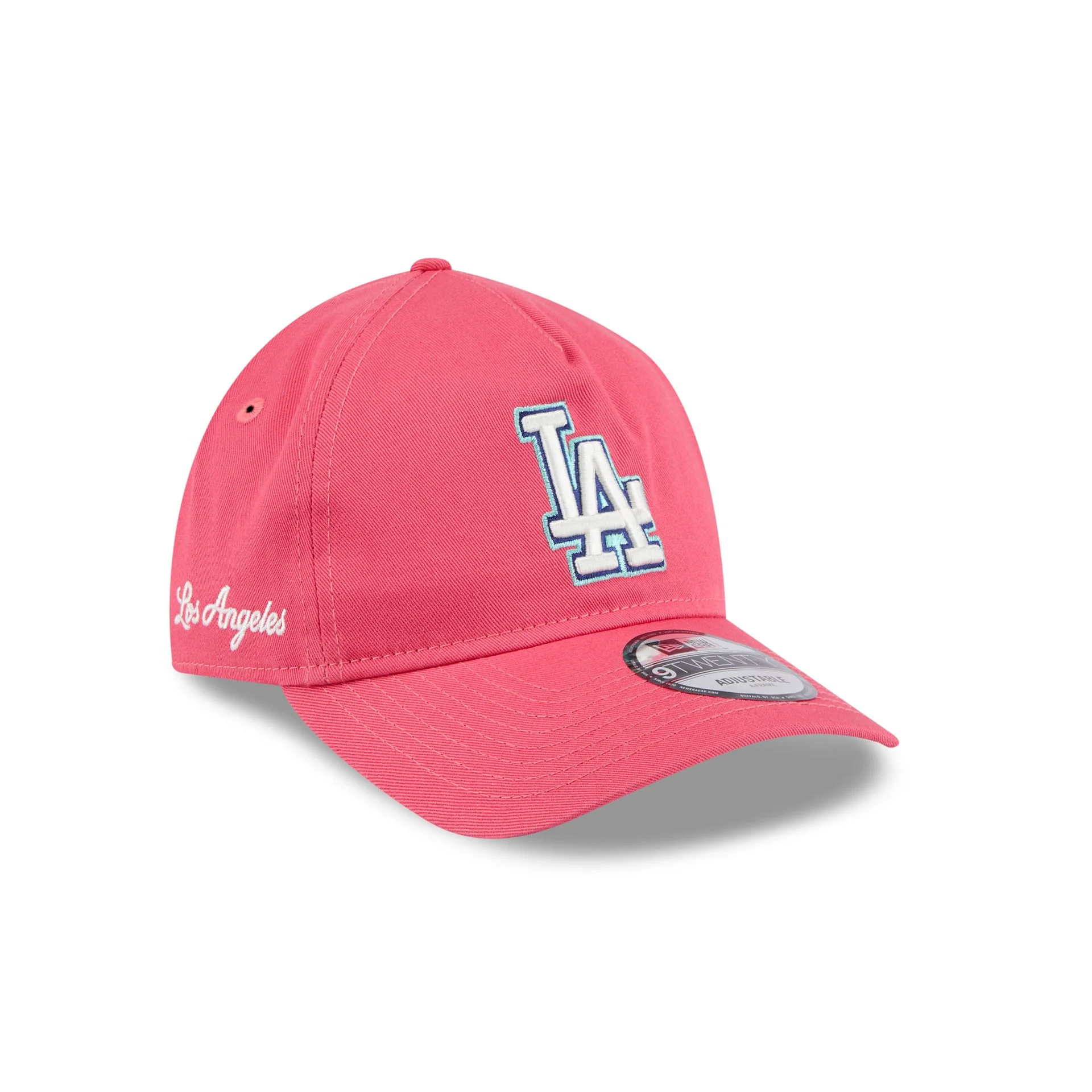 Los Angeles Dodgers Coral 9TWENTY A-Frame Adjustable Hat