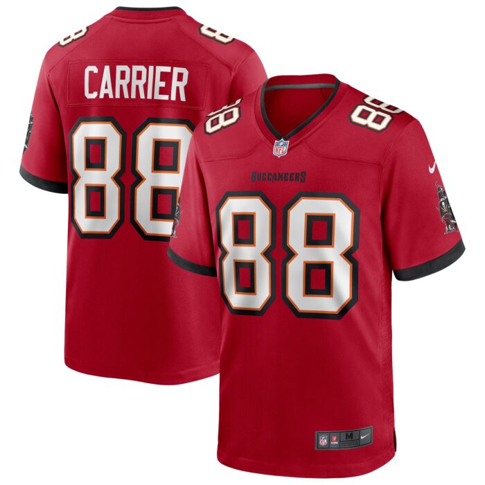 Men’s Tampa Bay Buccaneers Mark Carrier Nike Red Game Retired Player Jersey