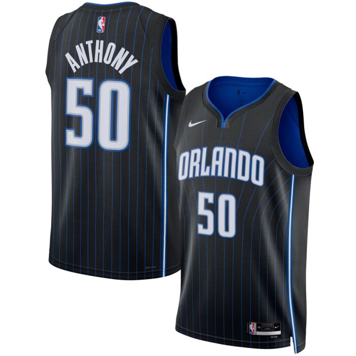 Unisex Orlando Magic Cole Anthony Nike Black Swingman Jersey – Icon Edition