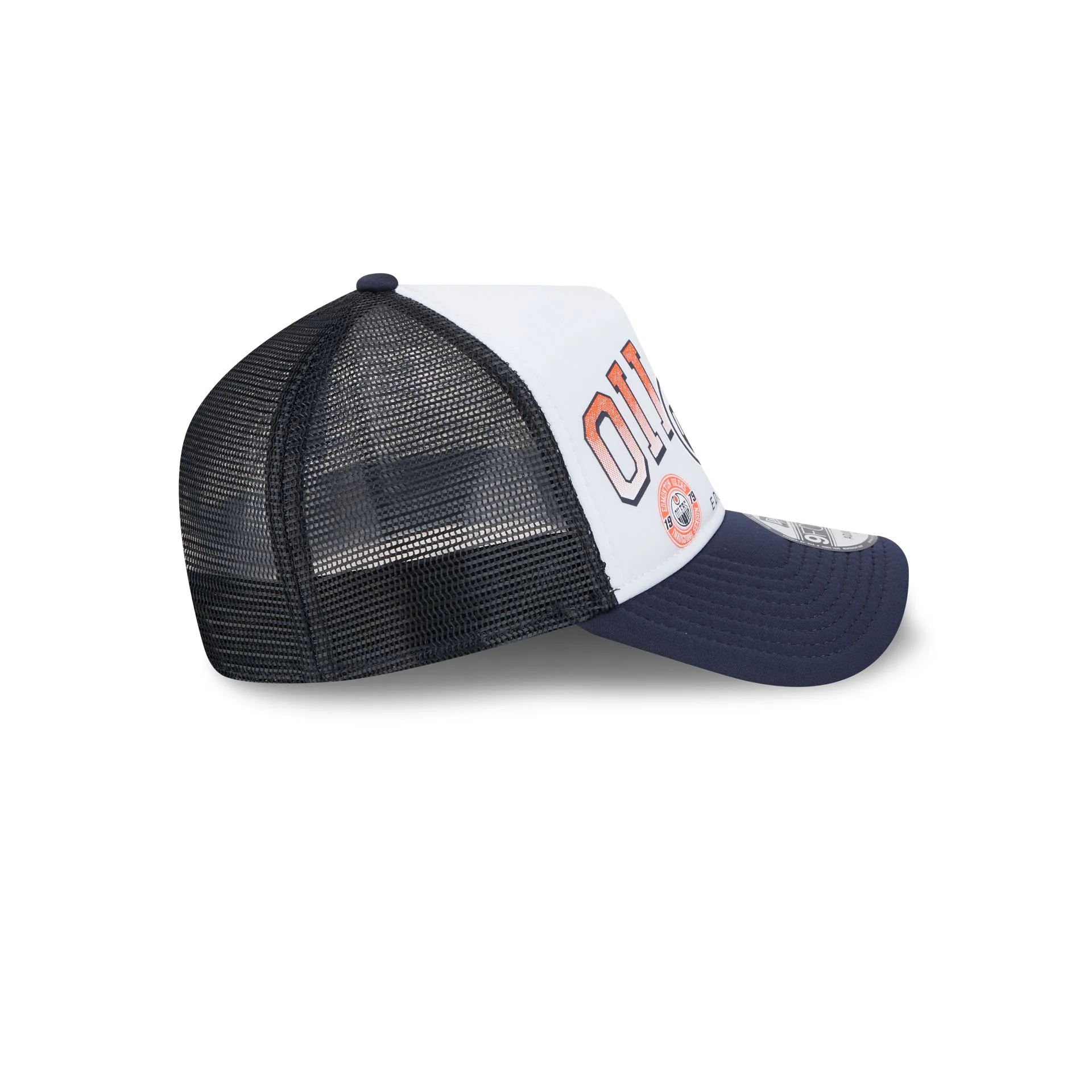 Edmonton Oilers Sport Classics 9FORTY A-Frame Trucker Hat