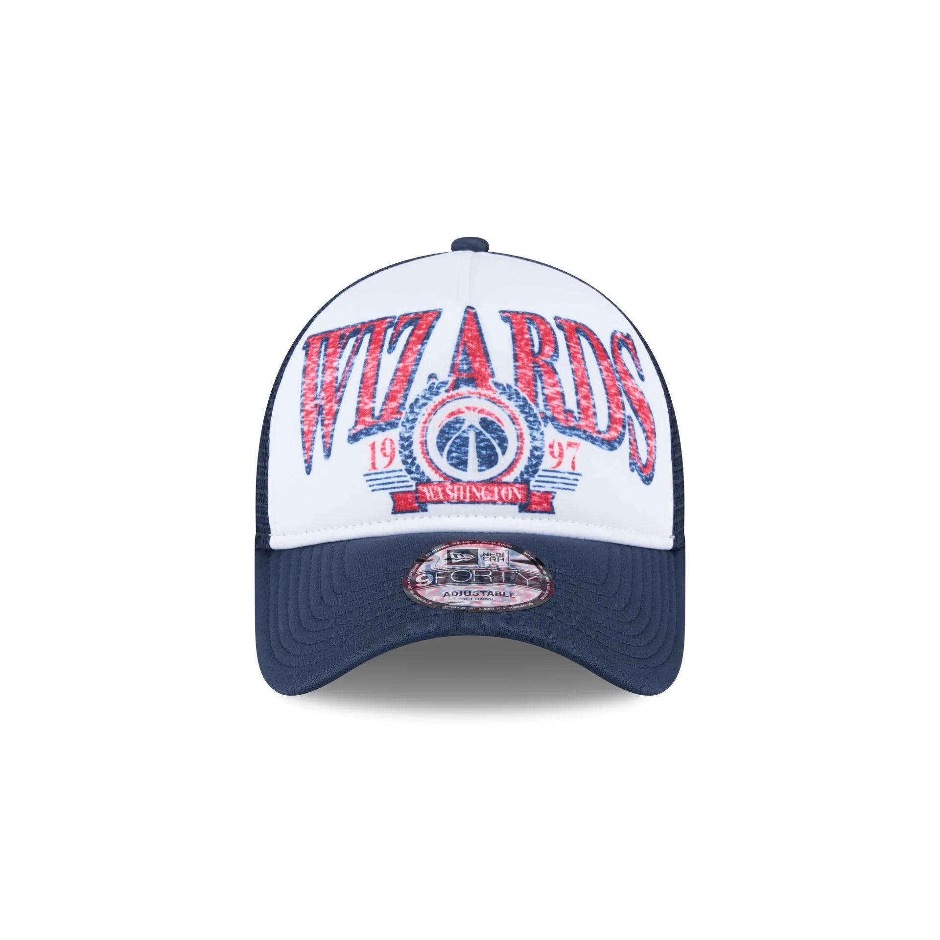 Washington Wizards Distressed 9FORTY A-Frame Trucker Hat