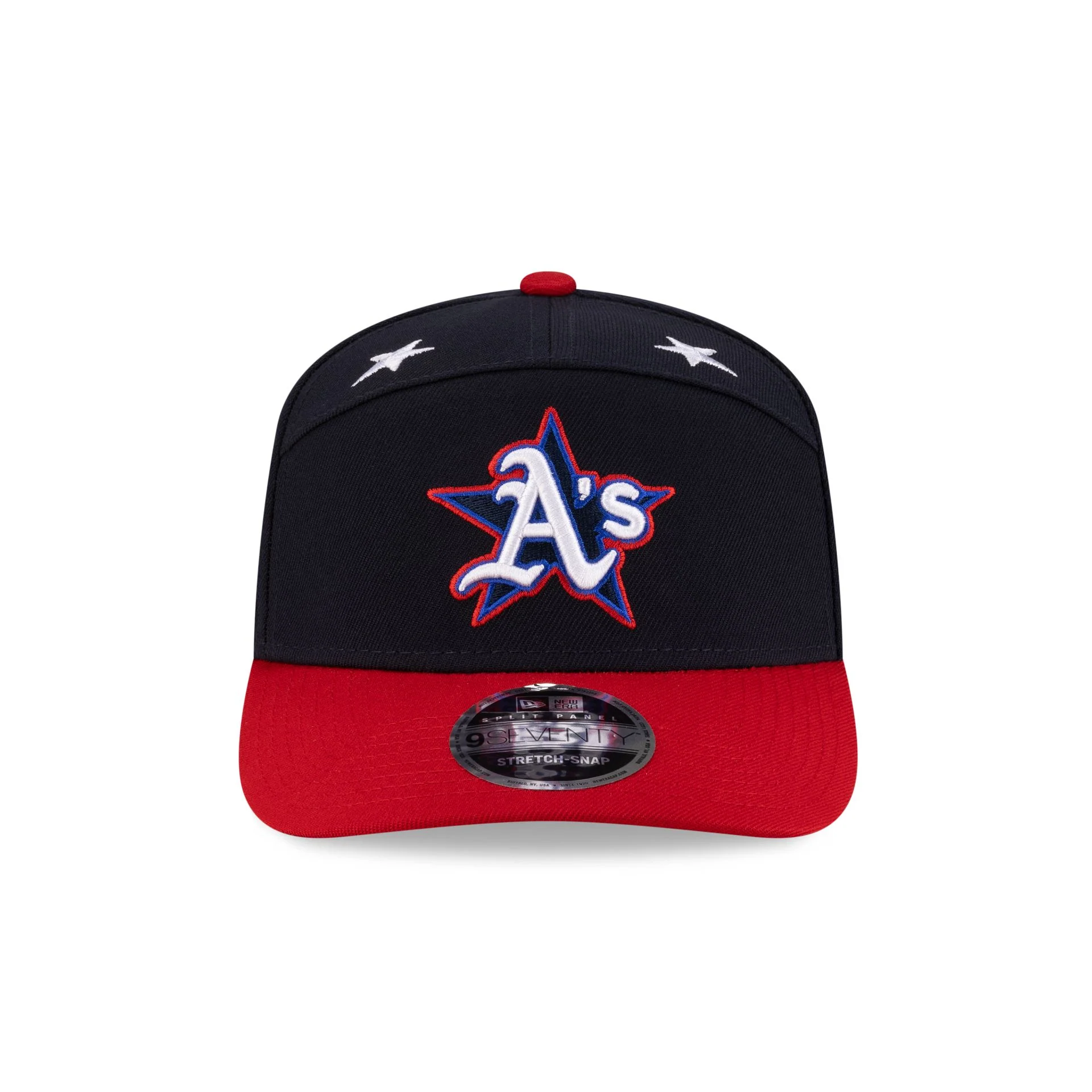 Athletics 2025 All-Star Game Workout Split Panel 9SEVENTY Stretch-Snap Hat