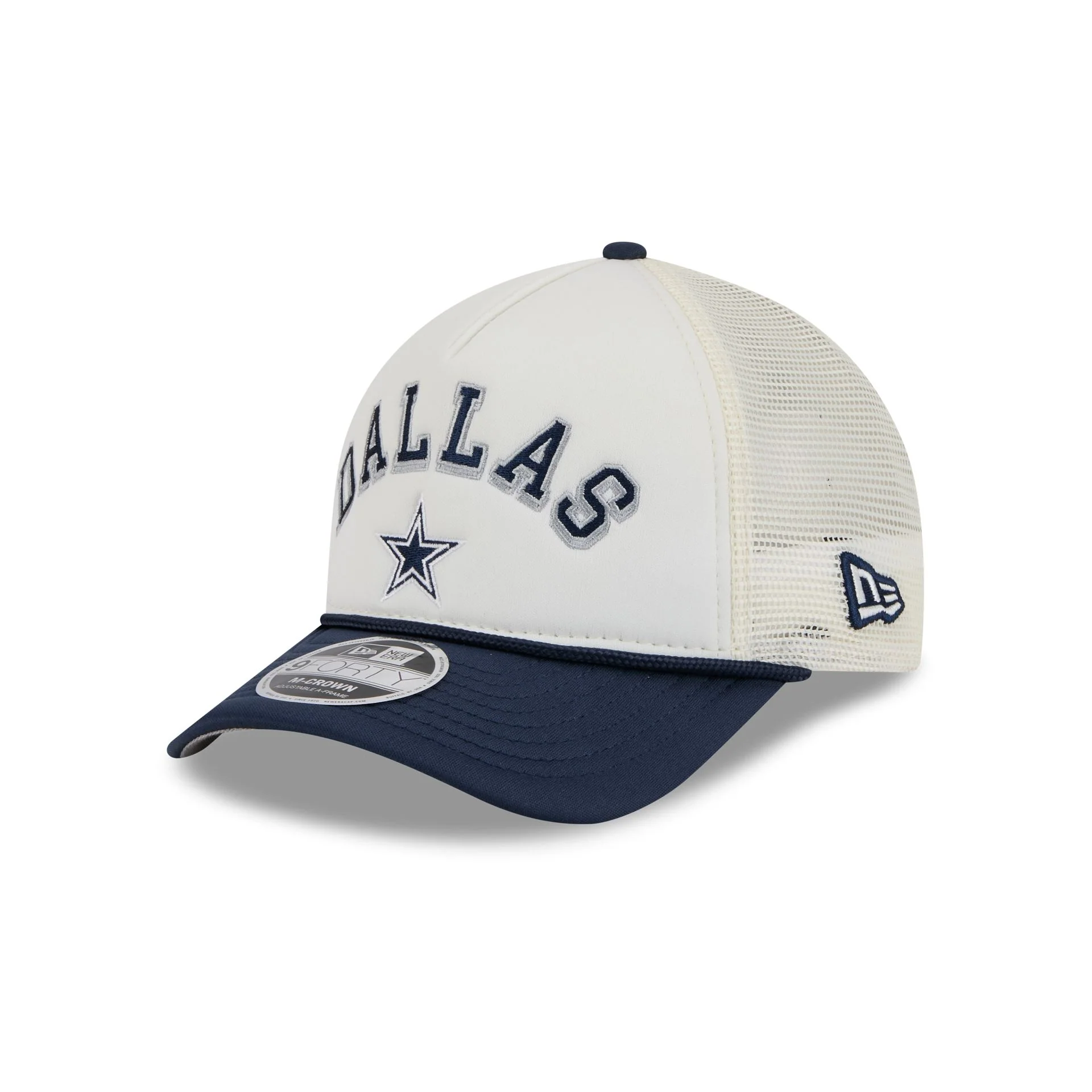 Dallas Cowboys Chrome Arch 9FORTY M-Crown A-Frame Trucker Hat