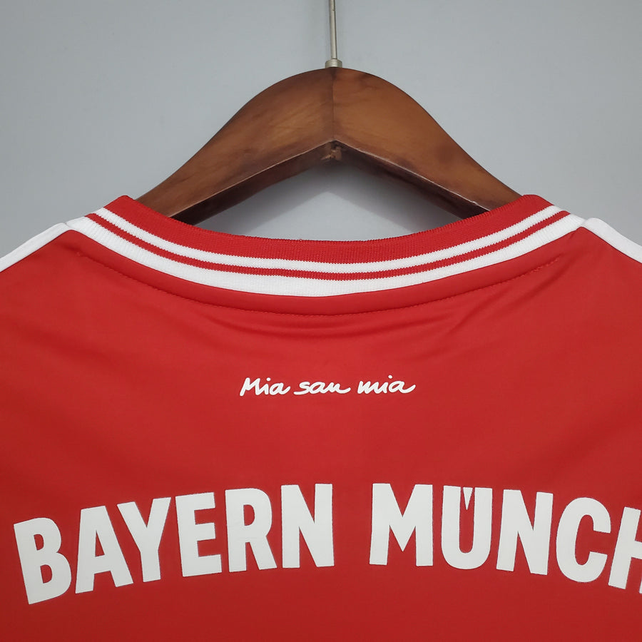 Bayern M??nchen Home Jersey 13-14 Retro Long Sleeve