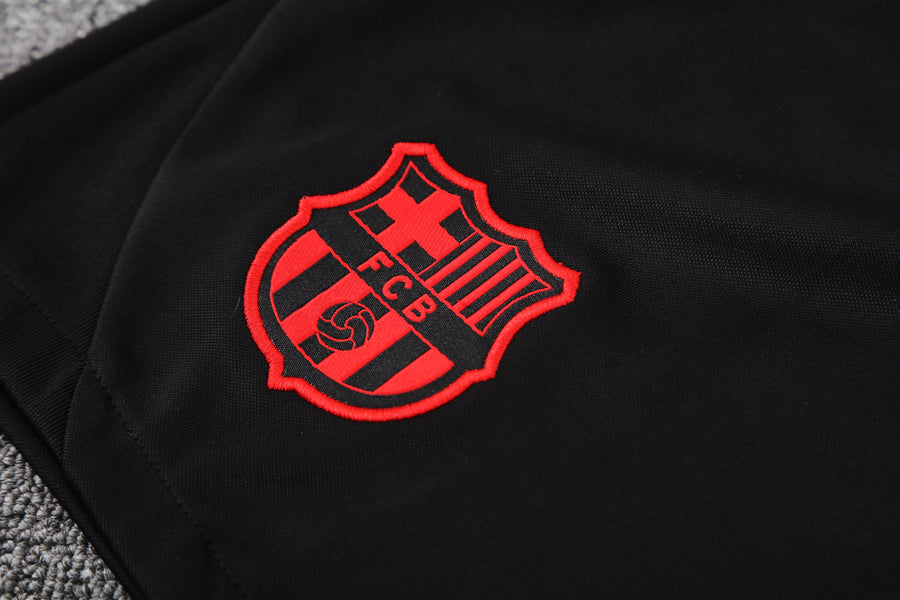 Kit Tank Top + Shorts Barcelona Red/Blue/Black Training 25/26