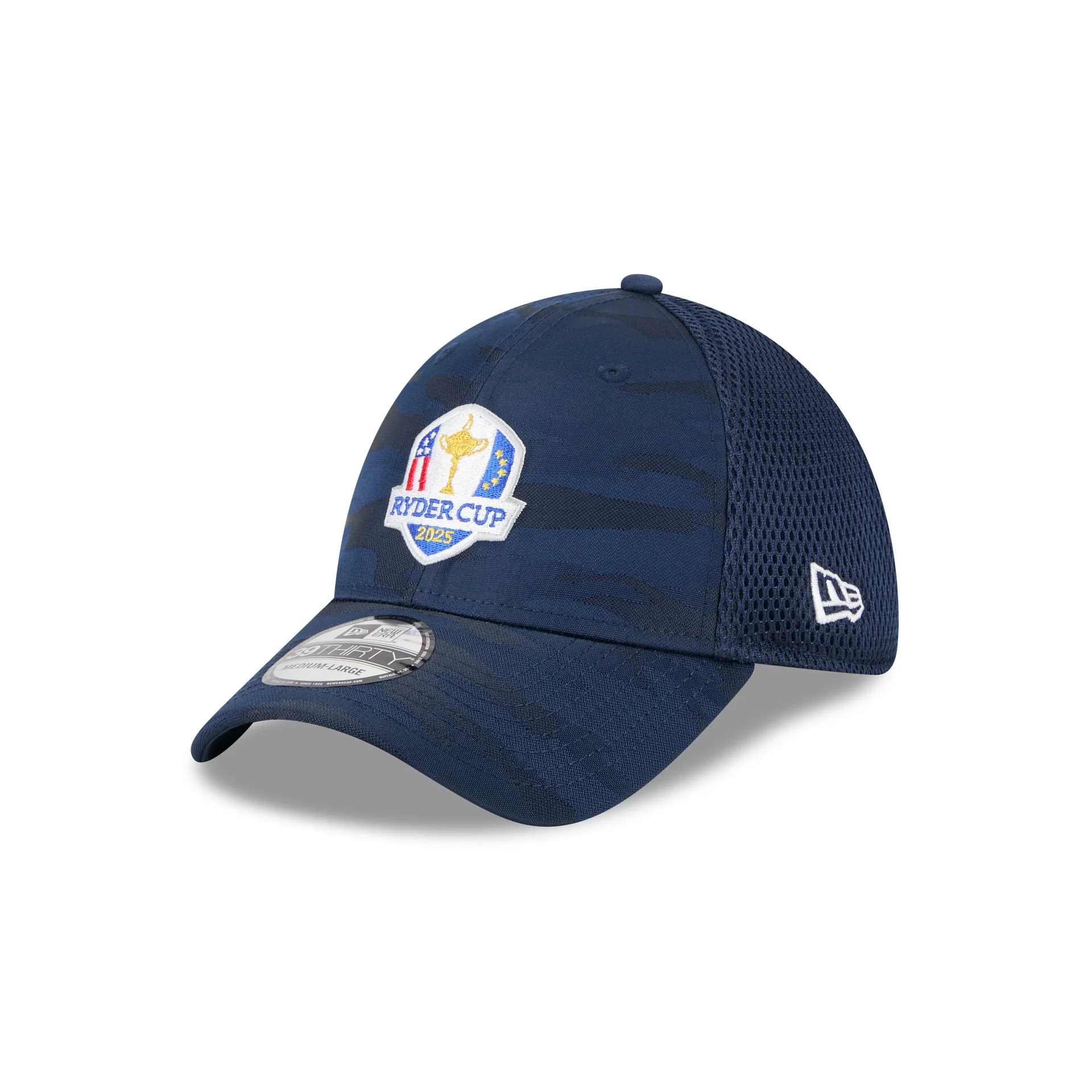 2025 Ryder Cup Navy Camo 39THIRTY Stretch Fit Hat