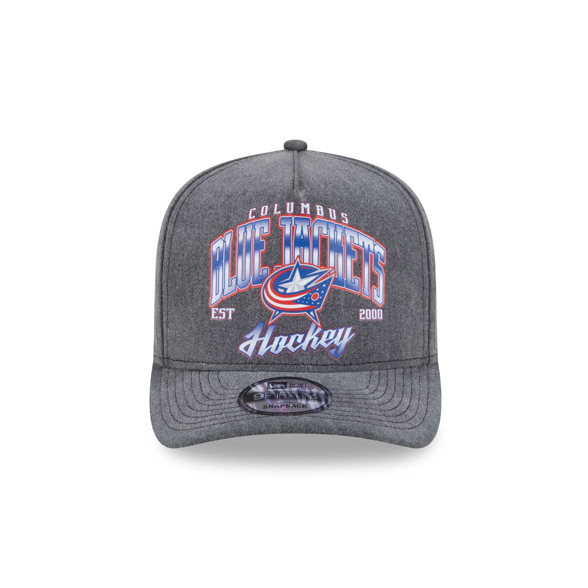 Columbus Blue Jackets Washed 9FIFTY A-Frame Snapback Hat