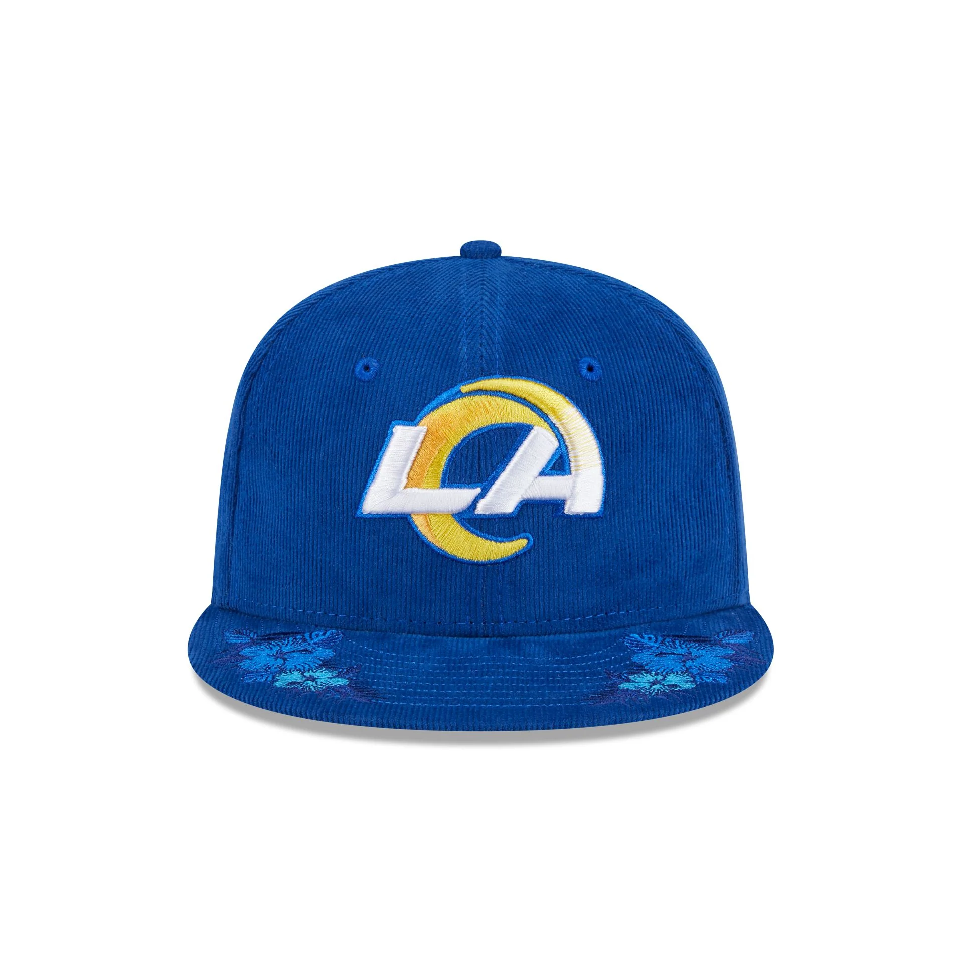 Just Caps Floral Corduroy Los Angeles Rams 59FIFTY Fitted Hat