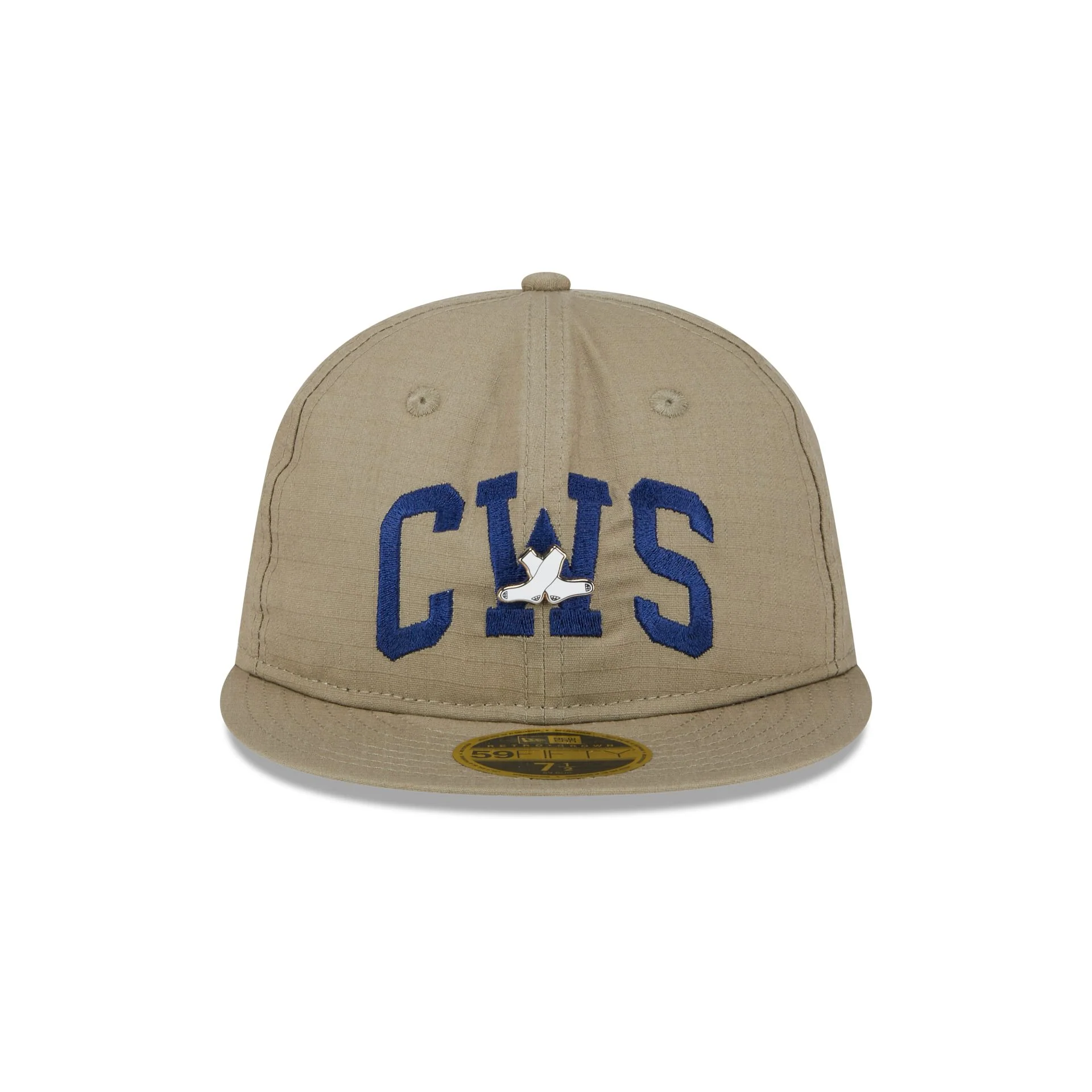 Chicago White Sox Logo Pin Retro Crown 59FIFTY Fitted Hat