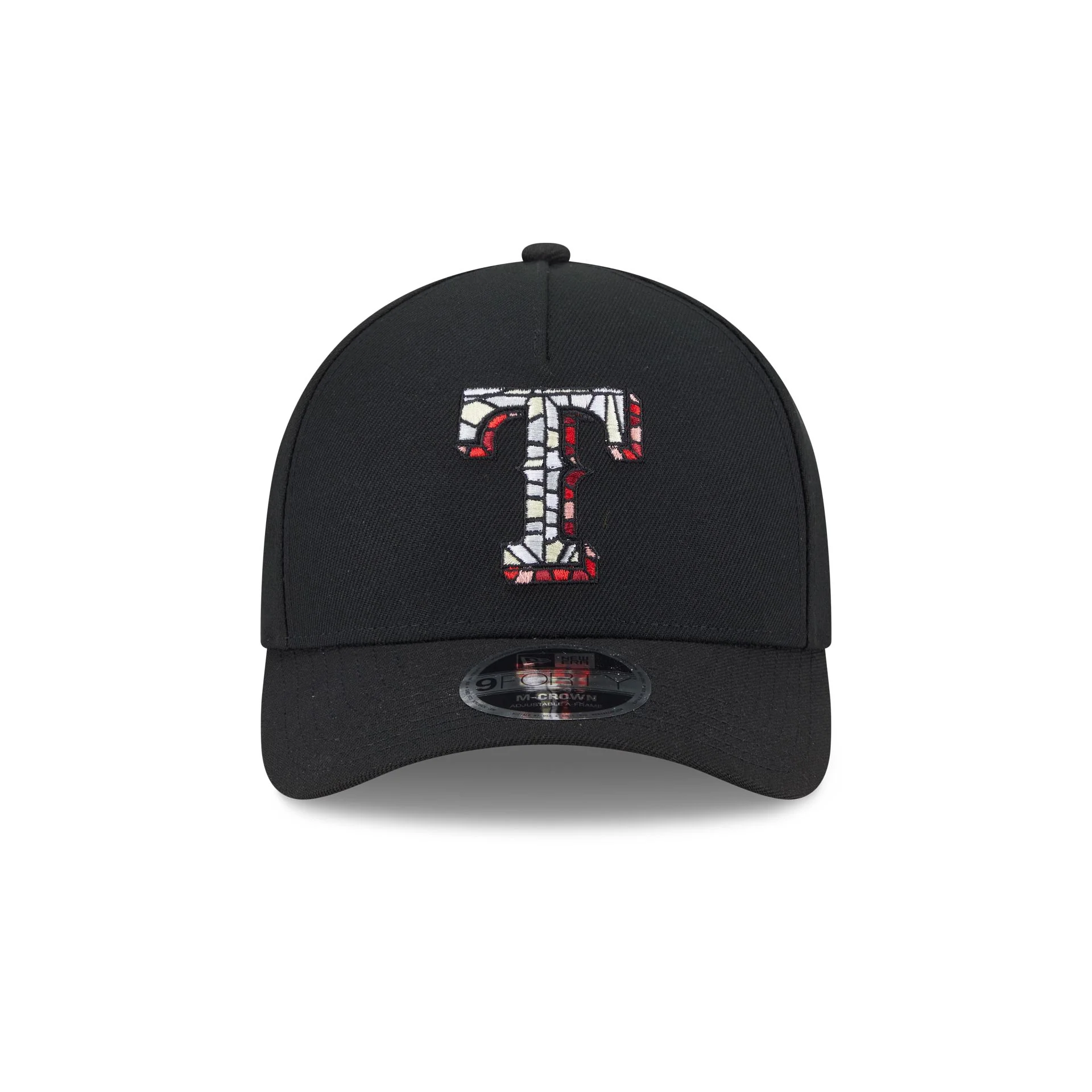 Texas Rangers Stained Glass 9FORTY M-Crown A-Frame Snapback Hat