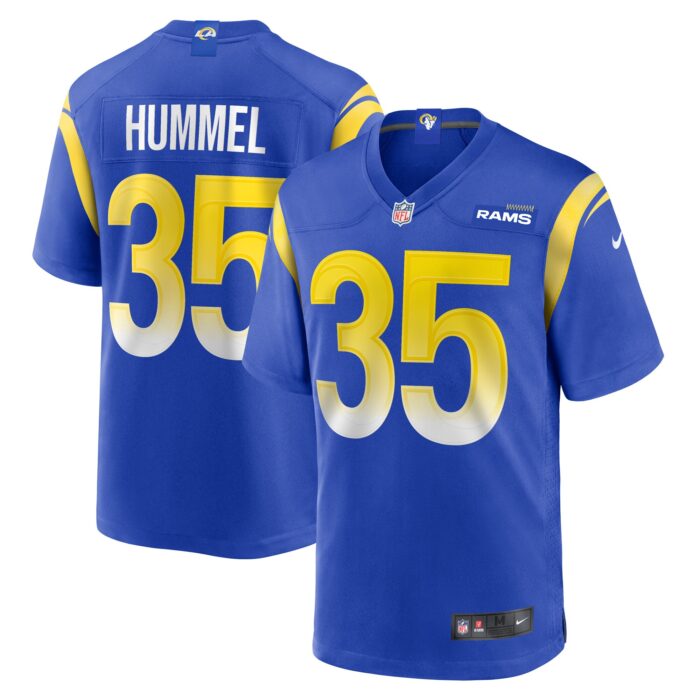 Men’s Los Angeles Rams Jake Hummel Nike Royal Game Player Jersey