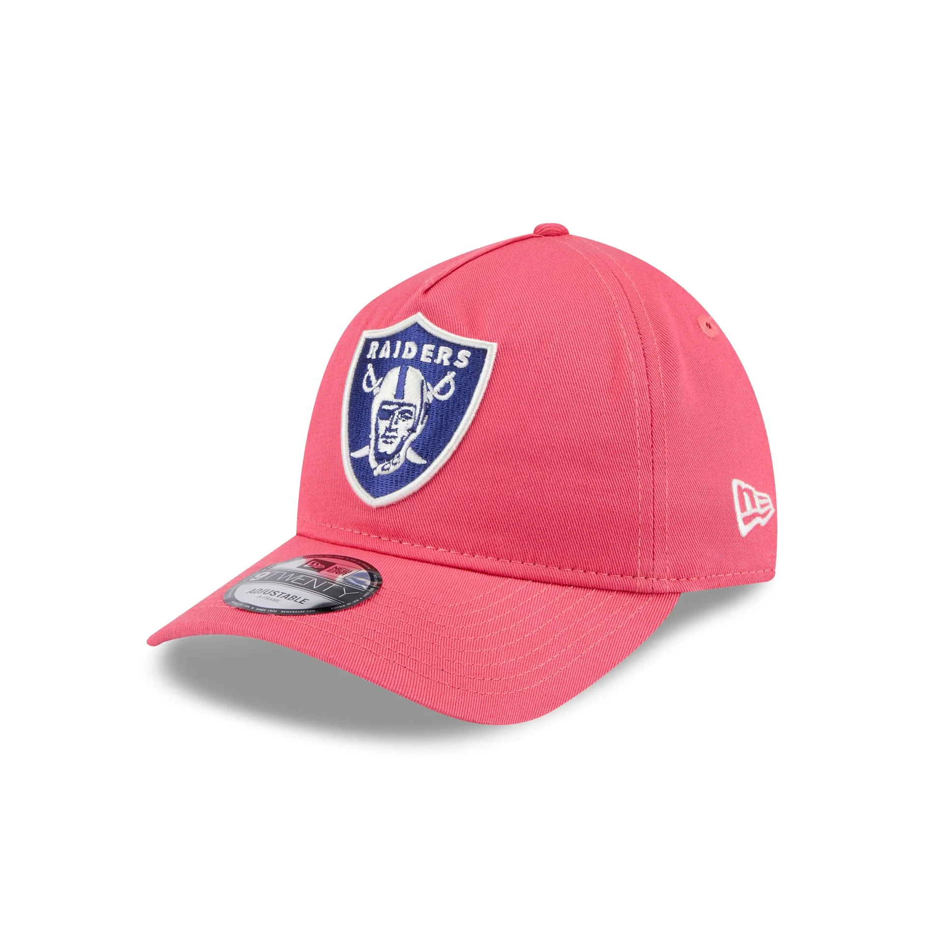 Las Vegas Raiders Coral 9TWENTY A-Frame Adjustable Hat