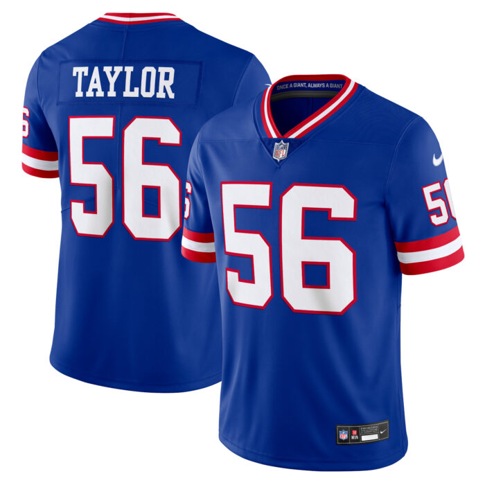 Men’s New York Giants Lawrence Taylor Nike Royal Alternate Vapor Untouchable Limited Jersey