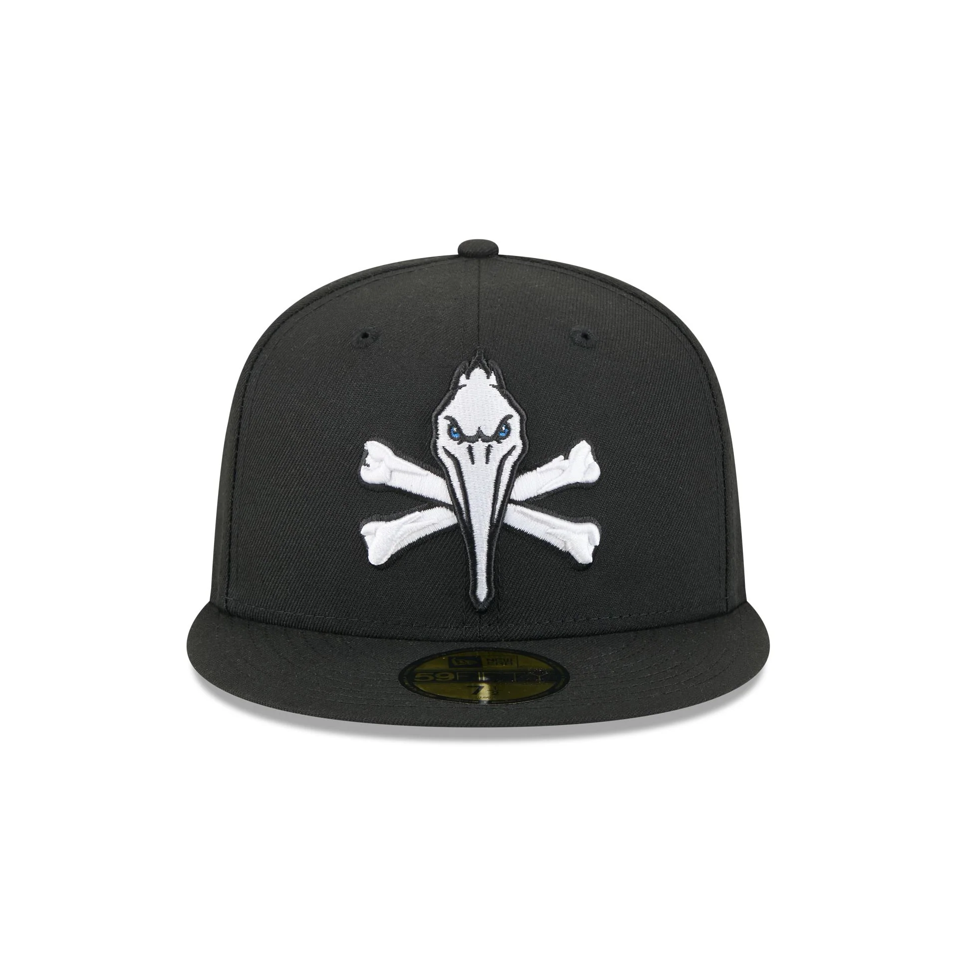 Myrtle Beach Pelicans Theme Night Black 59FIFTY Fitted Hat