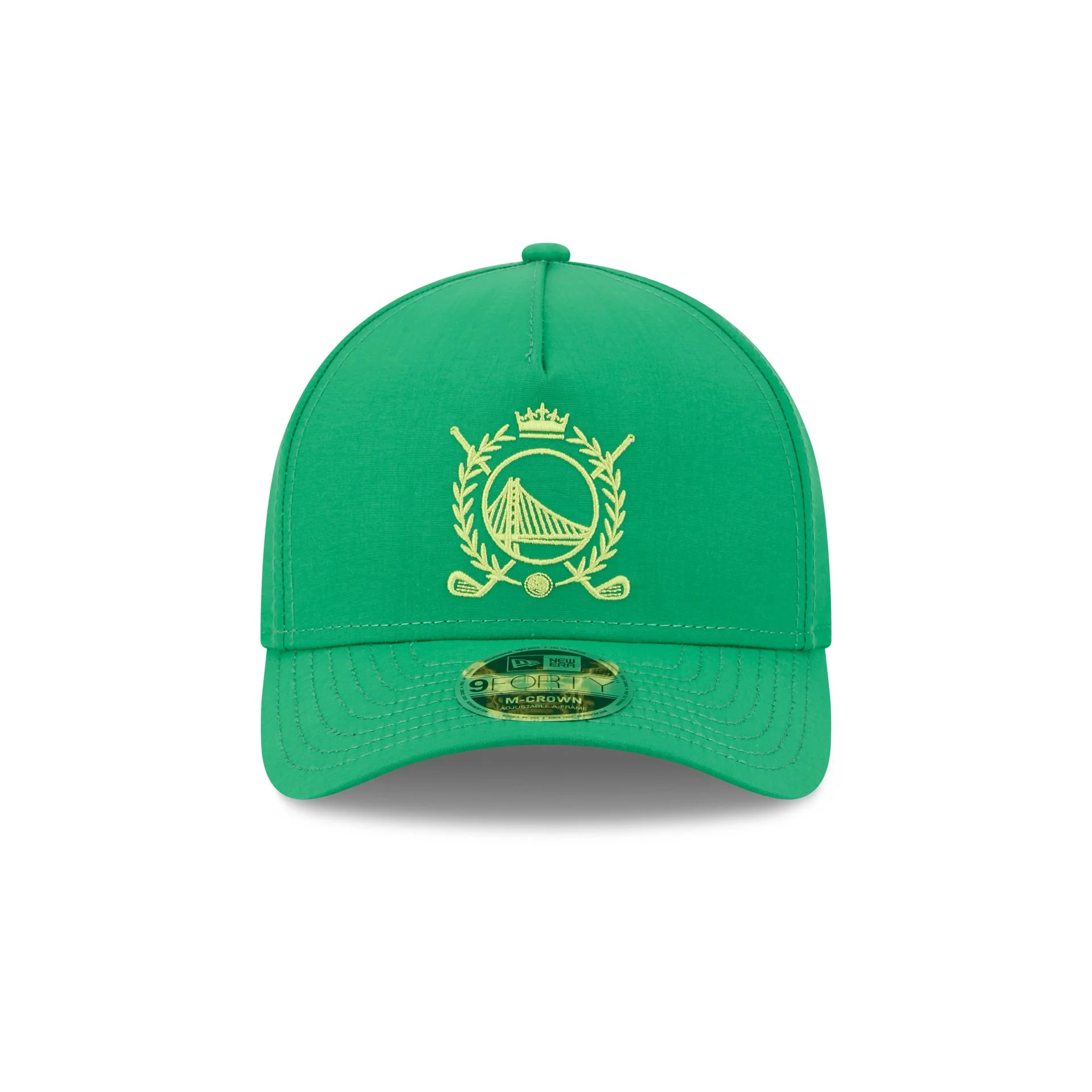 Golden State Warriors Tee Time 9FORTY M-Crown A-Frame Snapback Hat