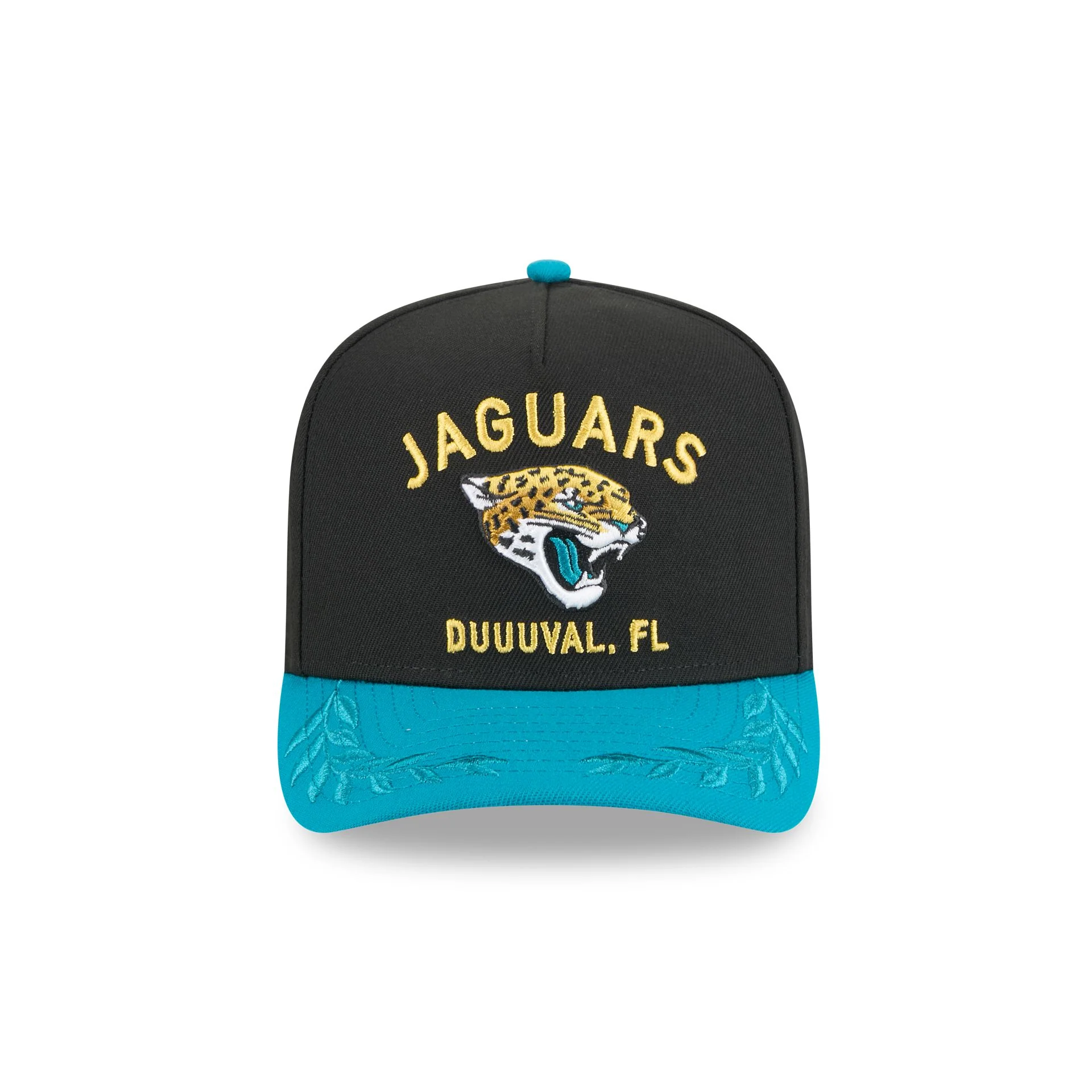Jacksonville Jaguars 2025 Draft 9FIFTY A-Frame Snapback Hat