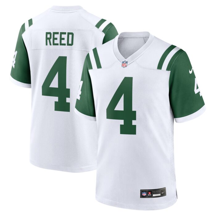 Men’s New York Jets D.J. Reed Nike White Classic Alternate Game Jersey