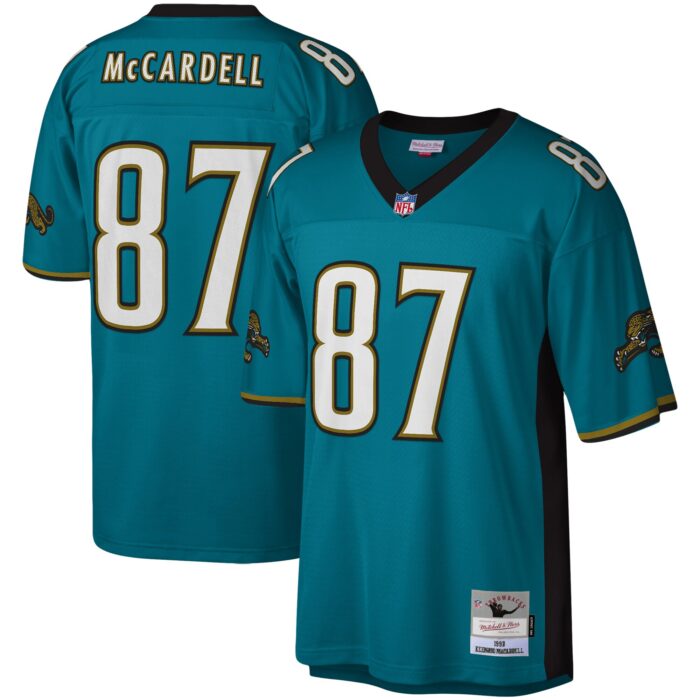 Men’s Jacksonville Jaguars Keenan McCardell Mitchell & Ness Teal Legacy Replica Jersey