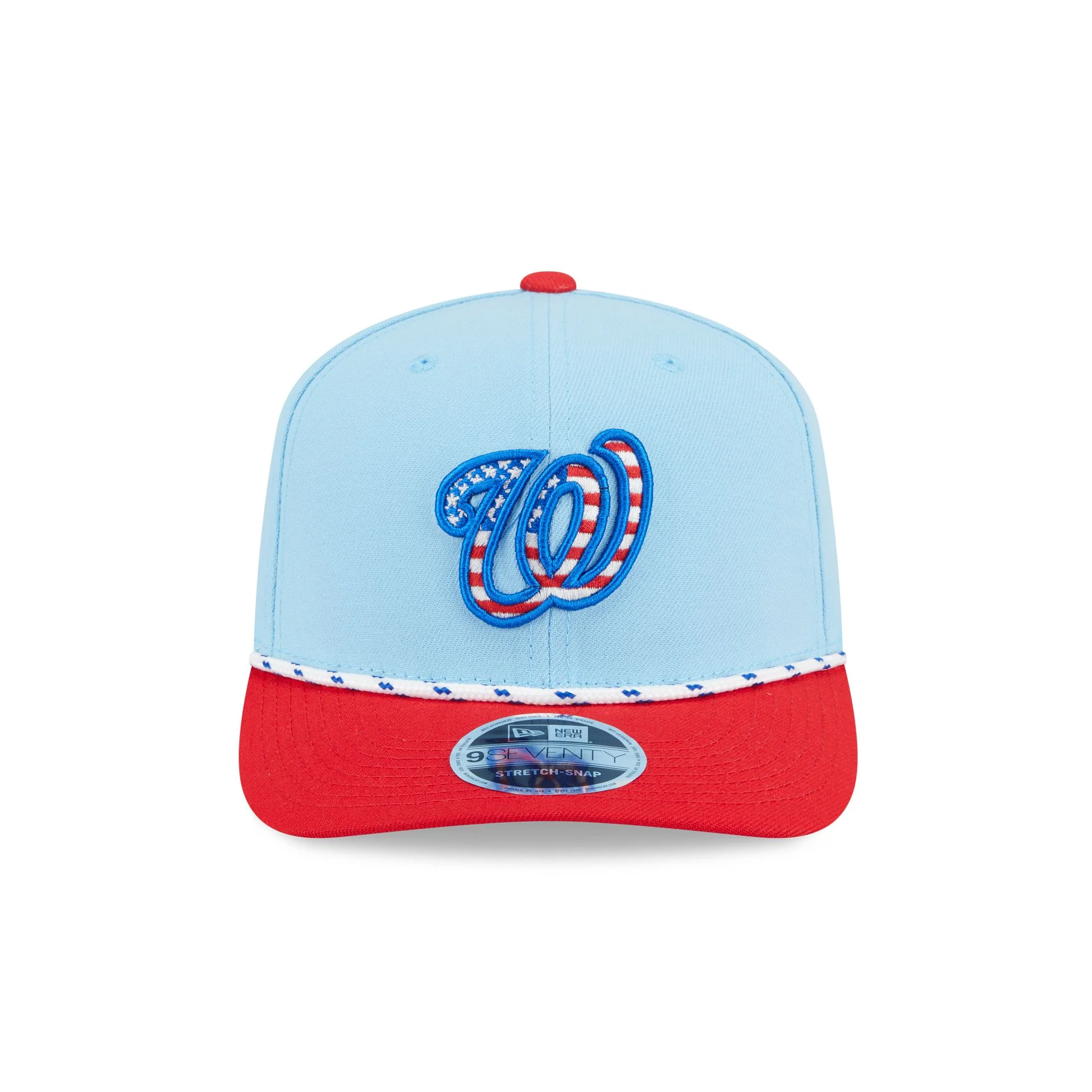 Washington Nationals Independence Day 2025 9SEVENTY Stretch-Snap Hat