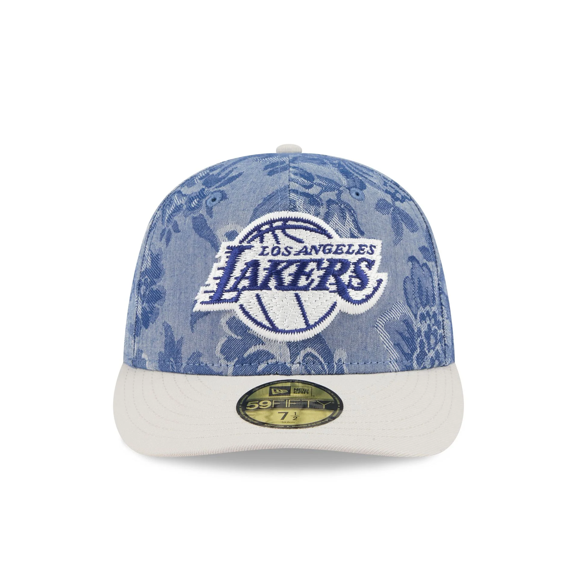 Los Angeles Lakers Two-Tone Denim 59FIFTY Fitted Hat