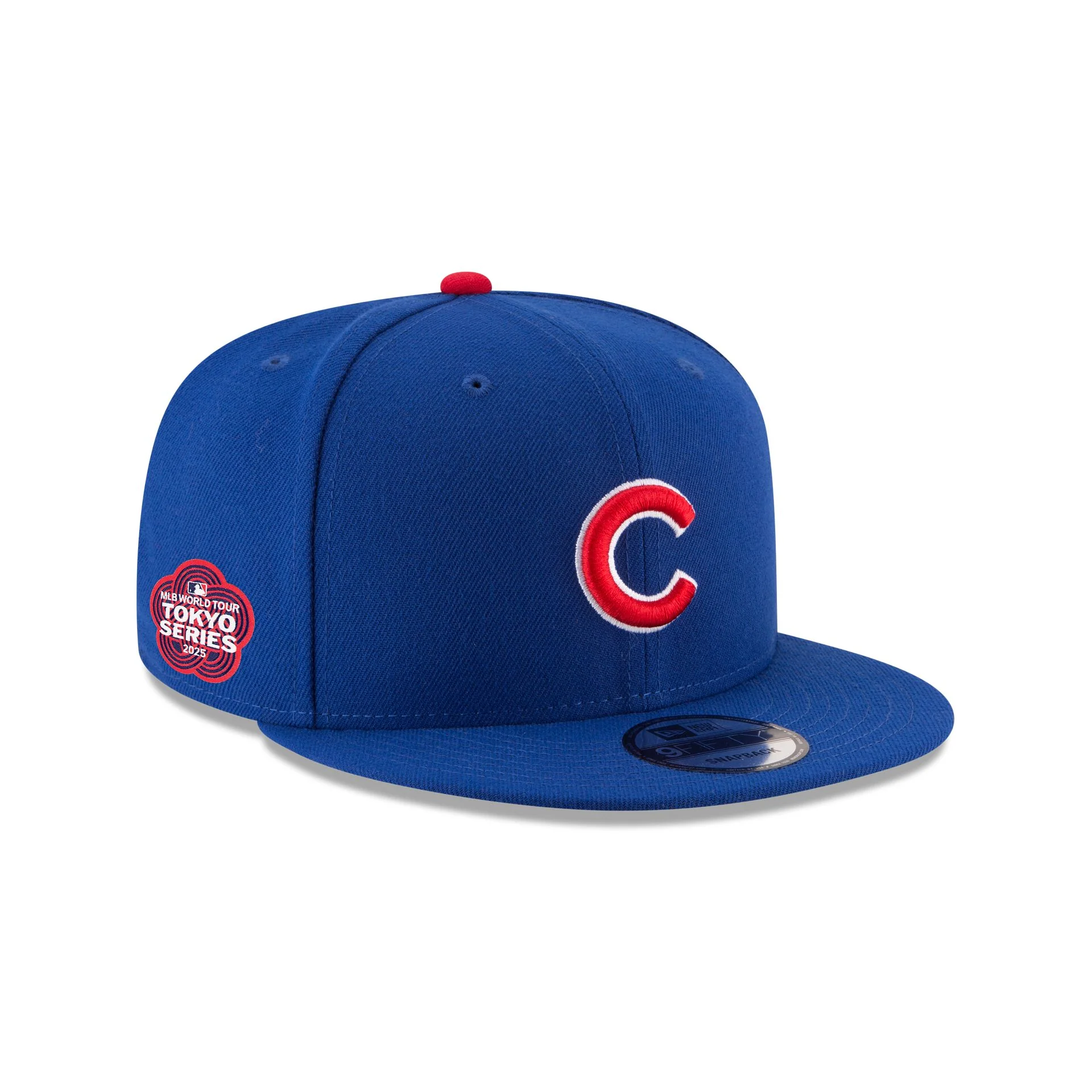 Chicago Cubs 2025 Tokyo Series Side Patch 9FIFTY Snapback Hat