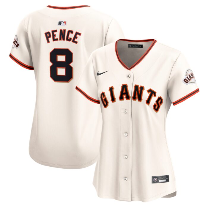 Women’s San Francisco Giants Hunter Pence Nike Cream Home Limited Player Jersey