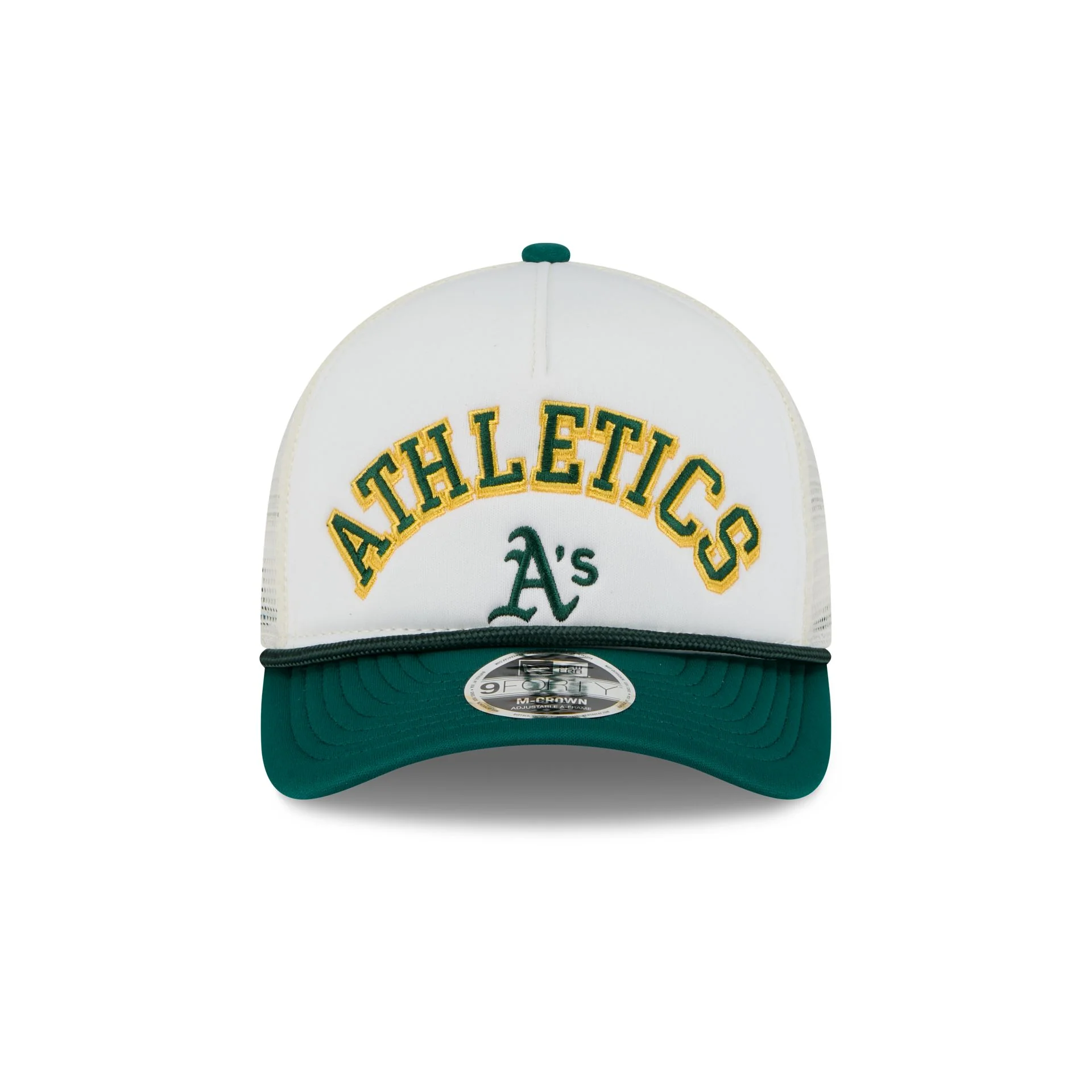 Athletics Chrome Arch 9FORTY M-Crown A-Frame Trucker Hat