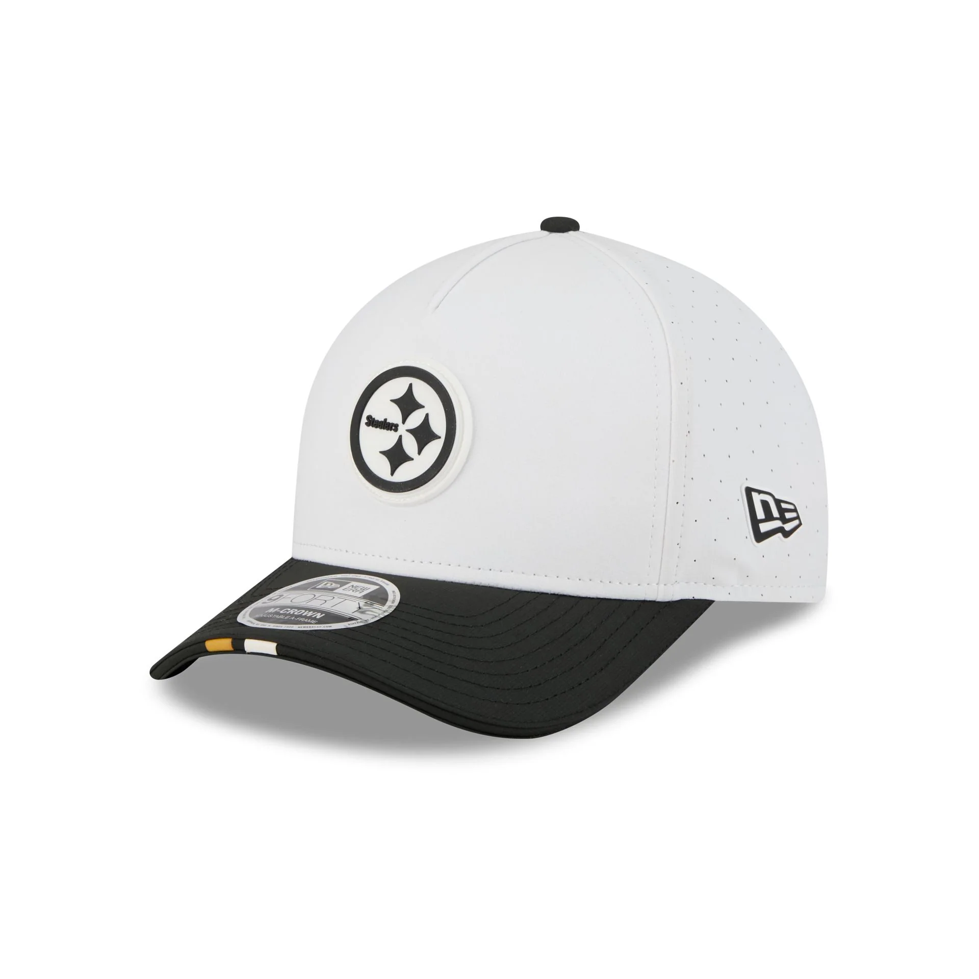 Pittsburgh Steelers 2025 Training 9FORTY M-Crown A-Frame Snapback Hat