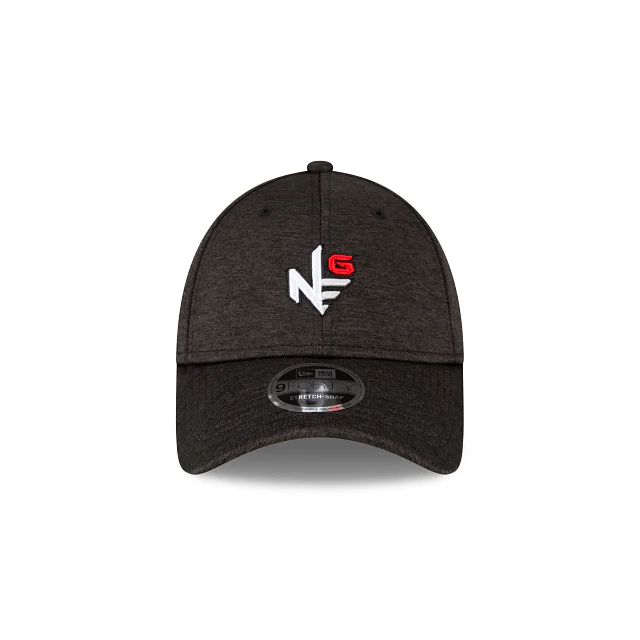 New Era Golf Black 9FORTY Stretch-Snap Hat