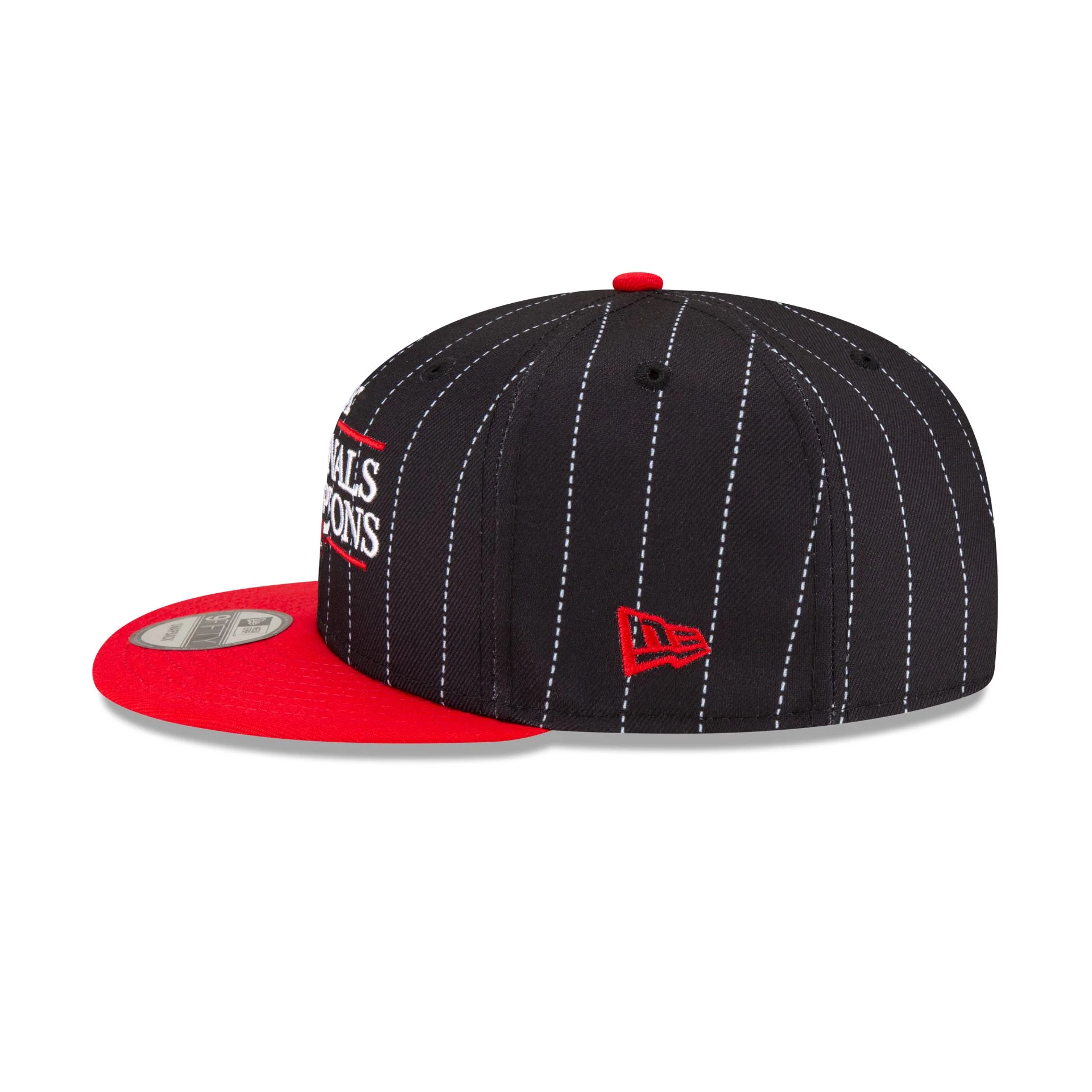 Just Caps NBA Champion Pinstripe Chicago Bulls 9FIFTY Snapback Hat