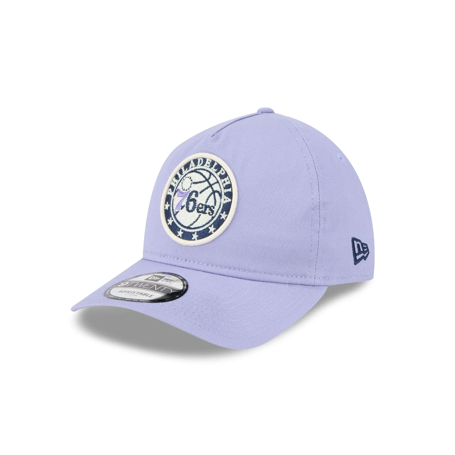 Philadelphia 76ers Lavender 9TWENTY A-Frame Adjustable Hat