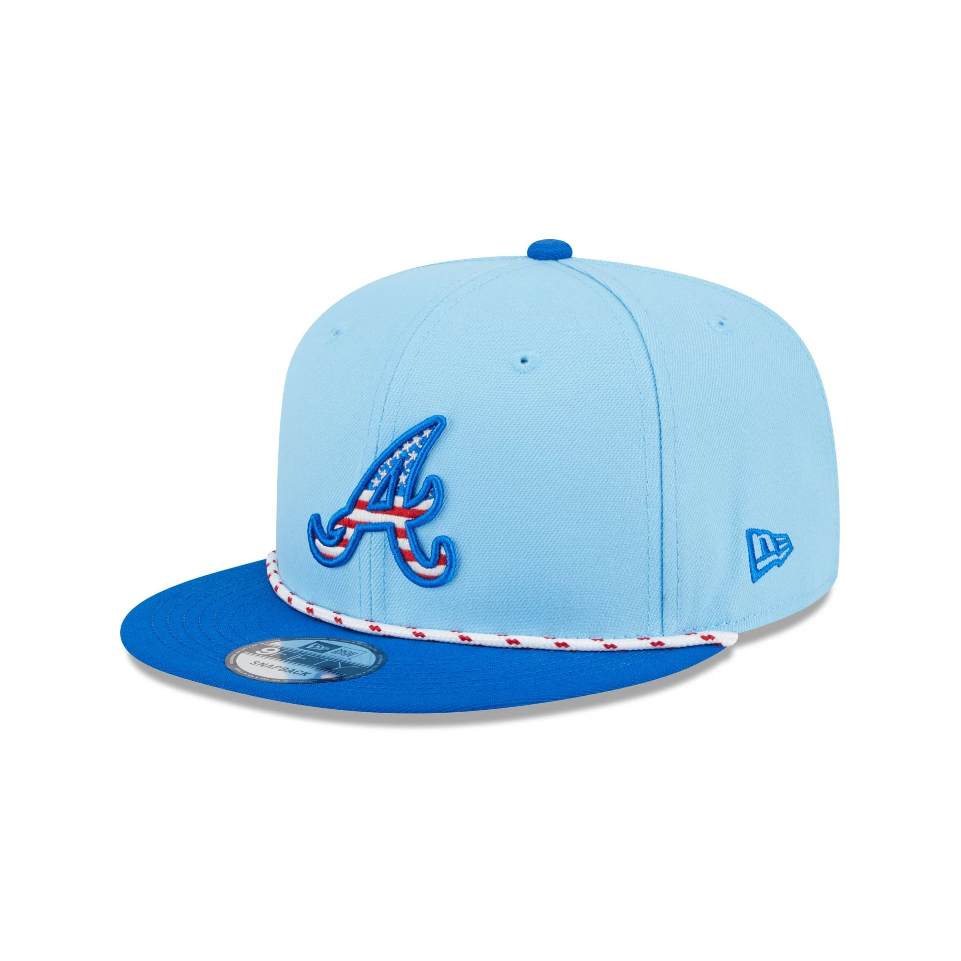Atlanta Braves Independence Day 2025 9FIFTY Snapback Hat