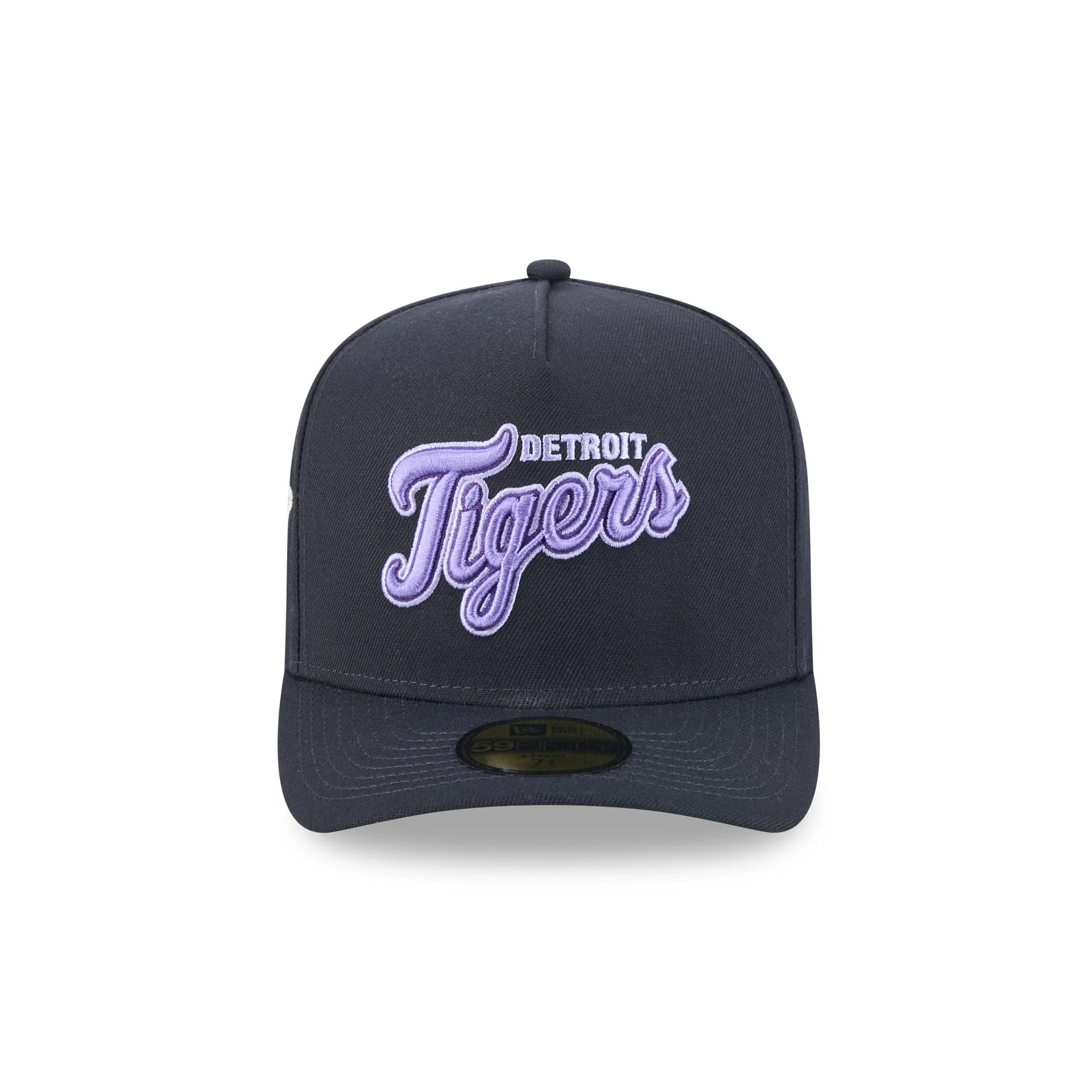 Detroit Tigers Navy Lavender 59FIFTY A-Frame Fitted Hat