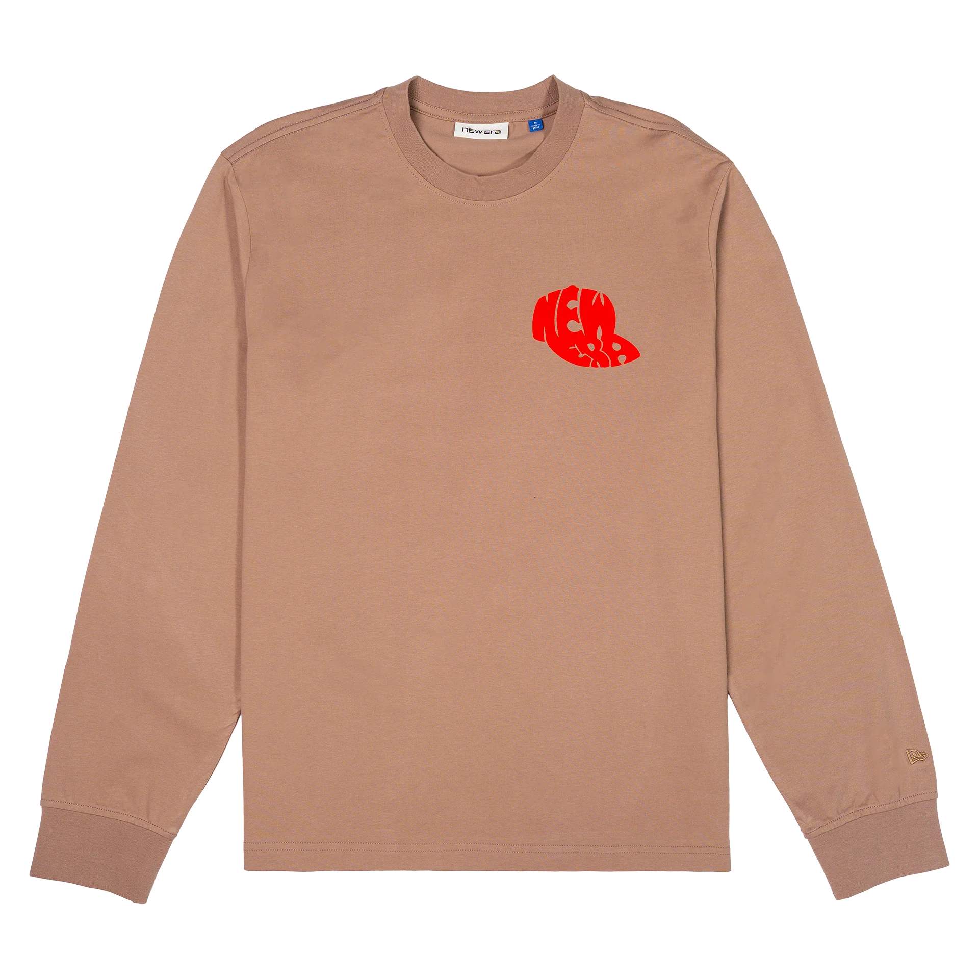 New Era Branded 59FIFTY Archivist Taupe Gray Long Sleeve T-Shirt