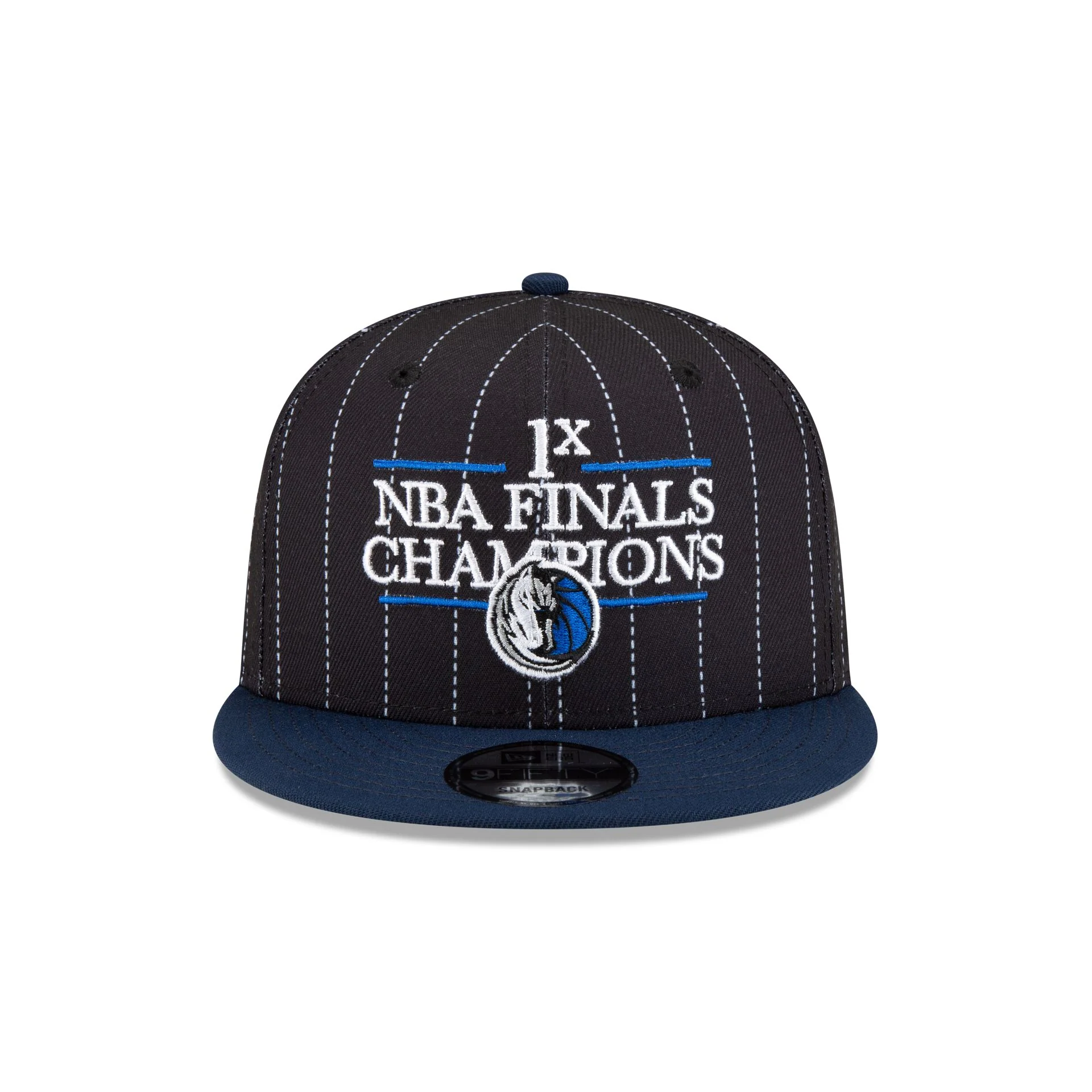 Just Caps NBA Champion Pinstripe Dallas Mavericks 9FIFTY Snapback Hat
