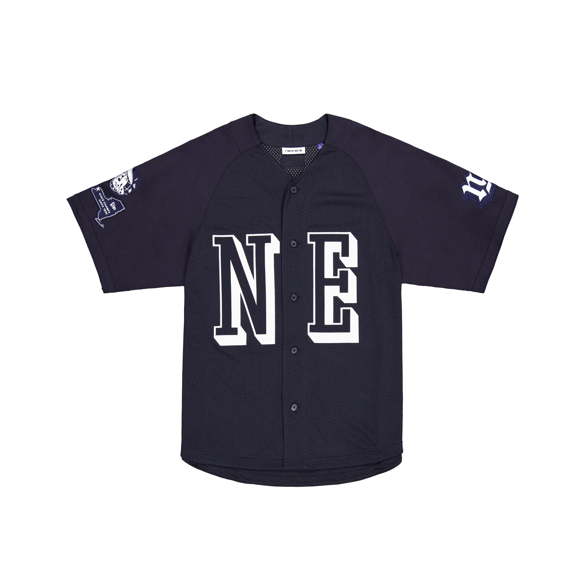 Warren Navy Raglan Baseball Jersey