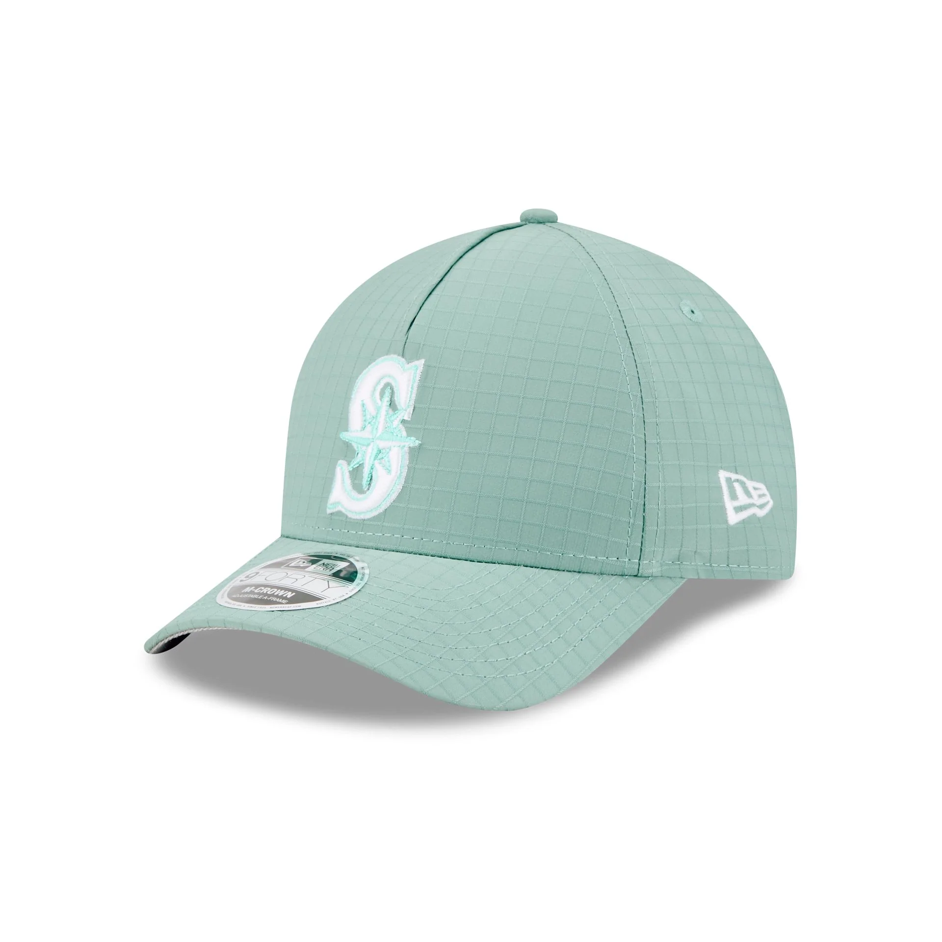 Seattle Mariners Green Ripstop 9FORTY M-Crown A-Frame Snapback Hat