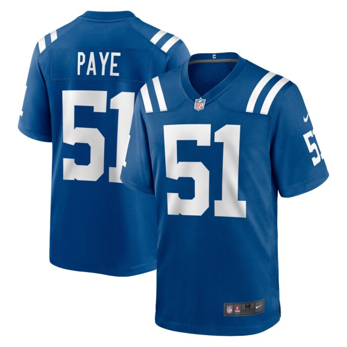 Men’s Indianapolis Colts Nike Royal Game Jersey