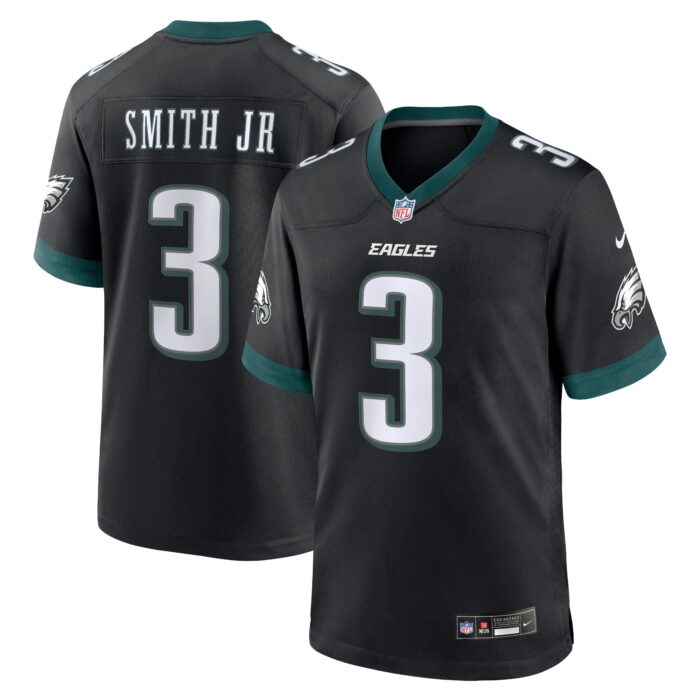 Men’s Philadelphia Eagles Nolan Smith Nike Black Alternate Game Jersey