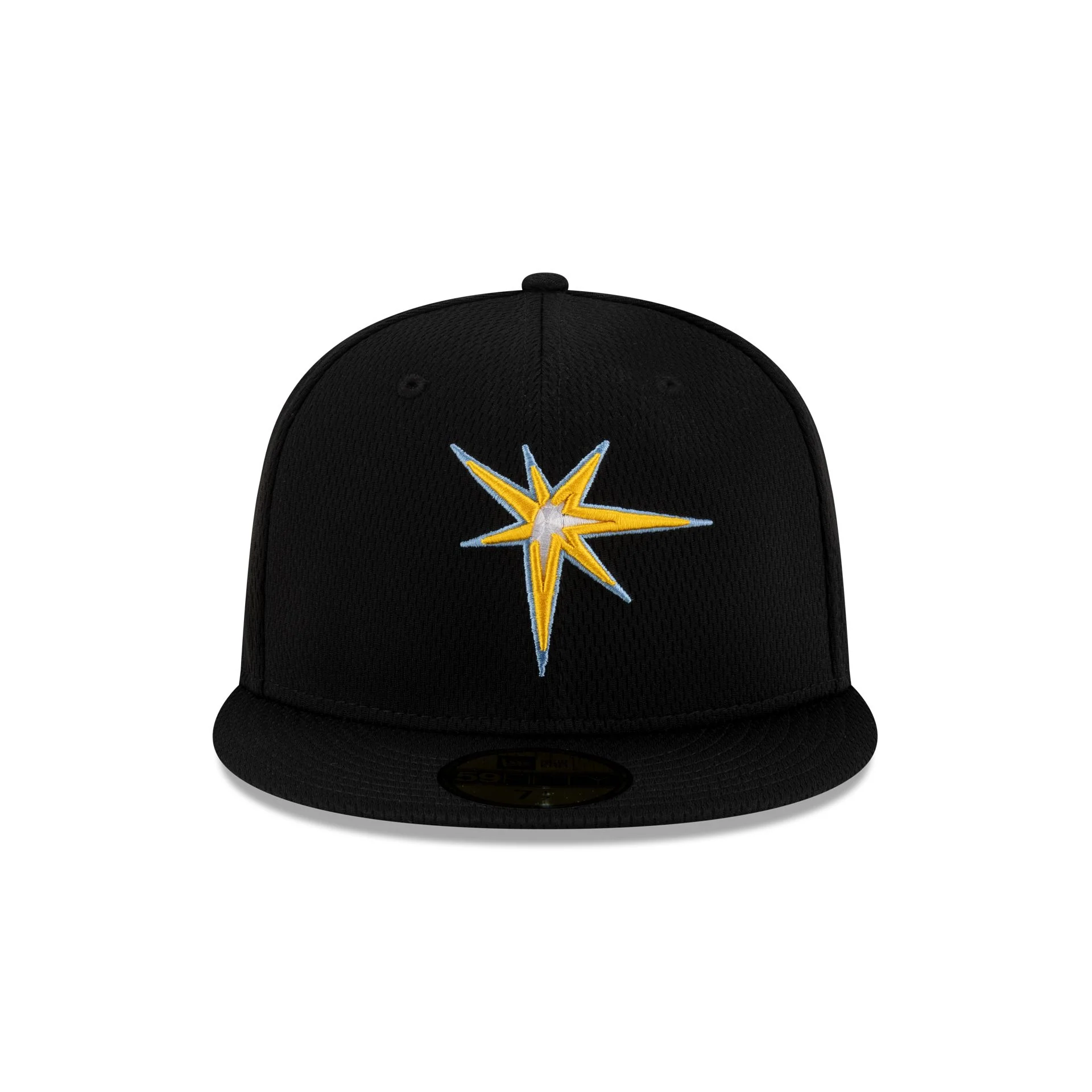 Tampa Bay Rays 2025 Clubhouse Alt Black 59FIFTY Fitted Hat