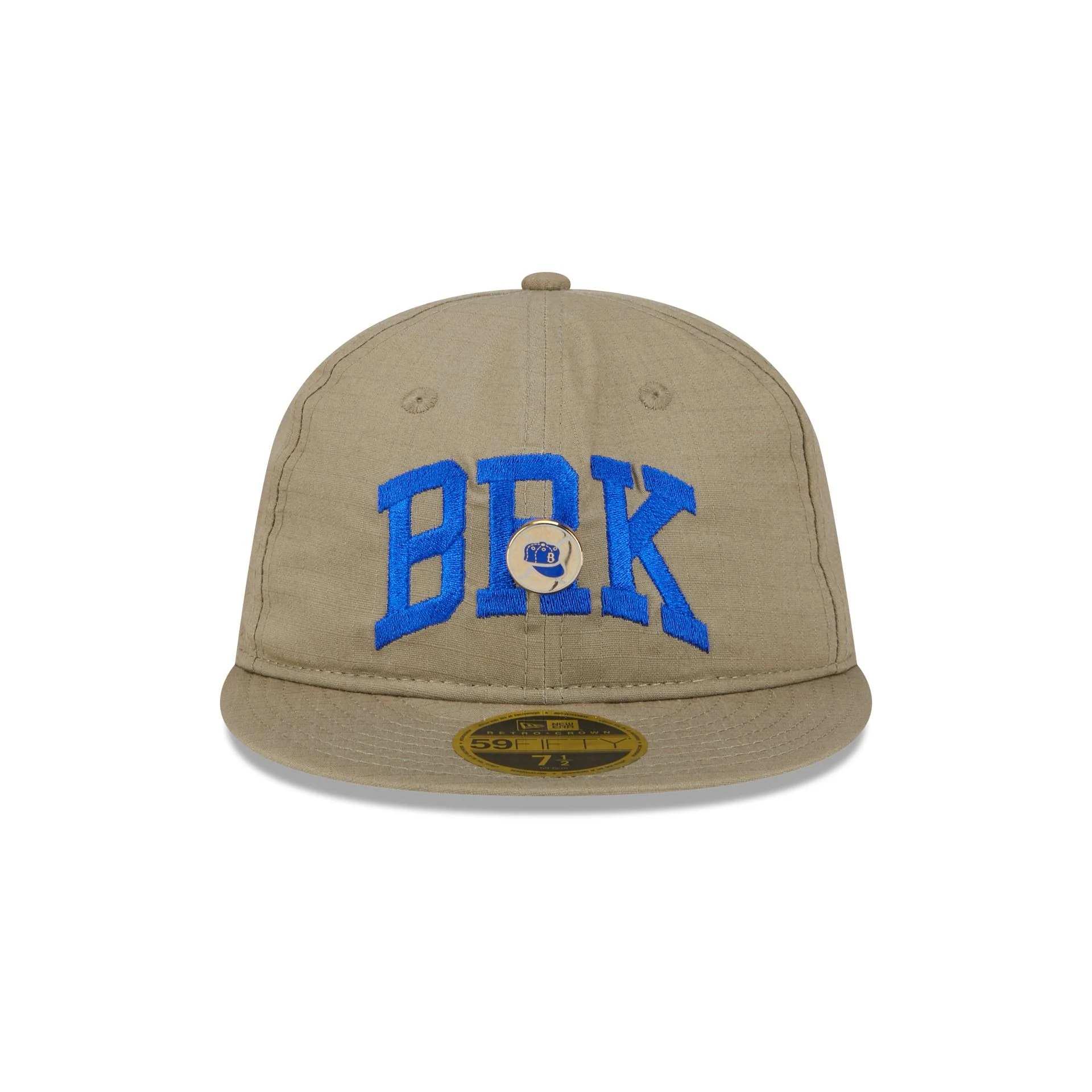 Brooklyn Dodgers Logo Pin Retro Crown 59FIFTY Fitted Hat