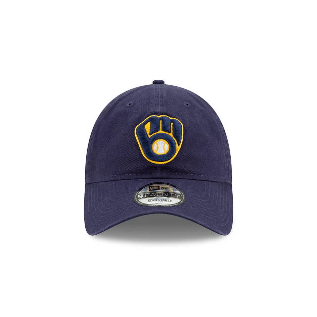Milwaukee Brewers Core Classic Blue 9TWENTY Adjustable Hat