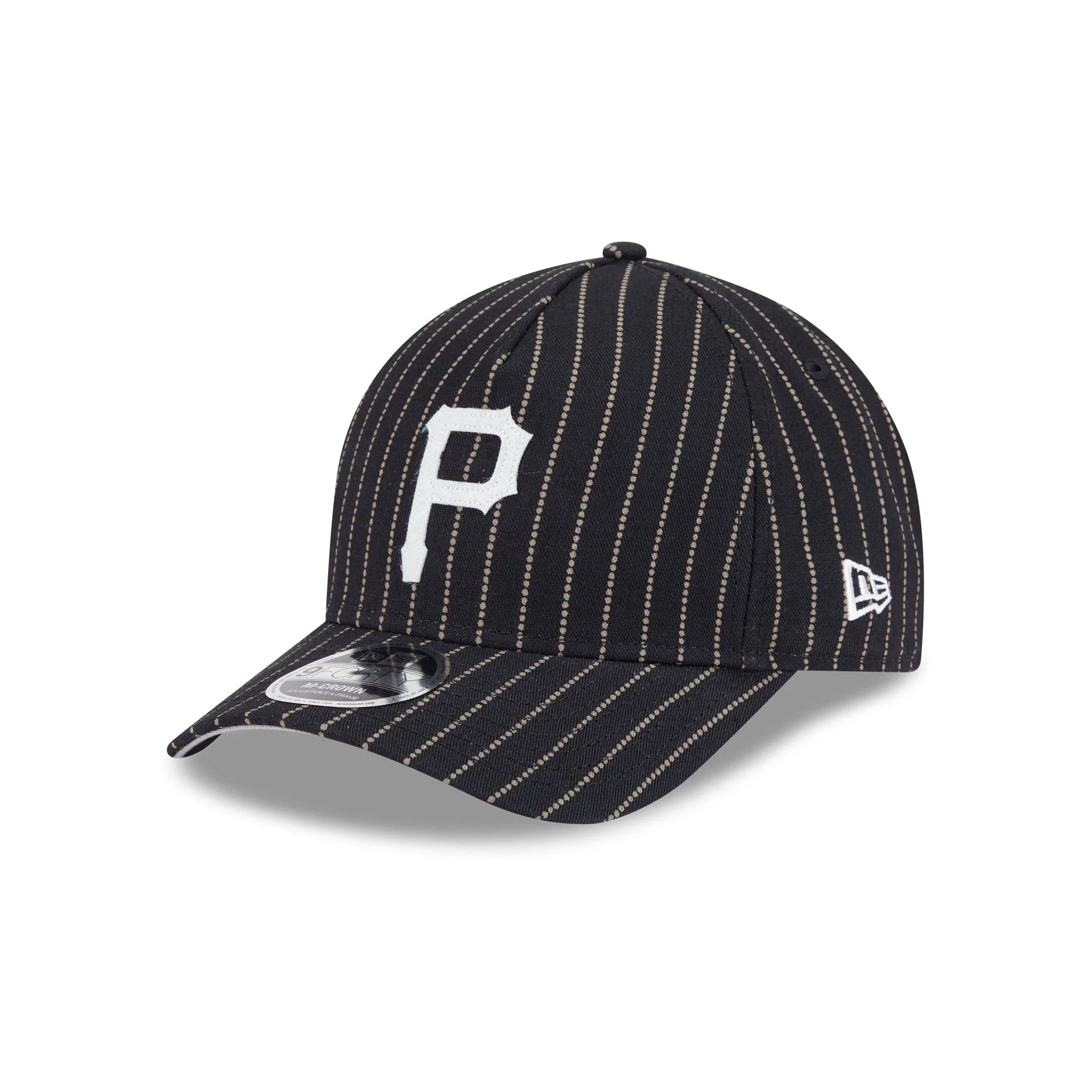 Pittsburgh Pirates Dotted Pinstripe 9FORTY M-Crown A-Frame Adjustable Hat