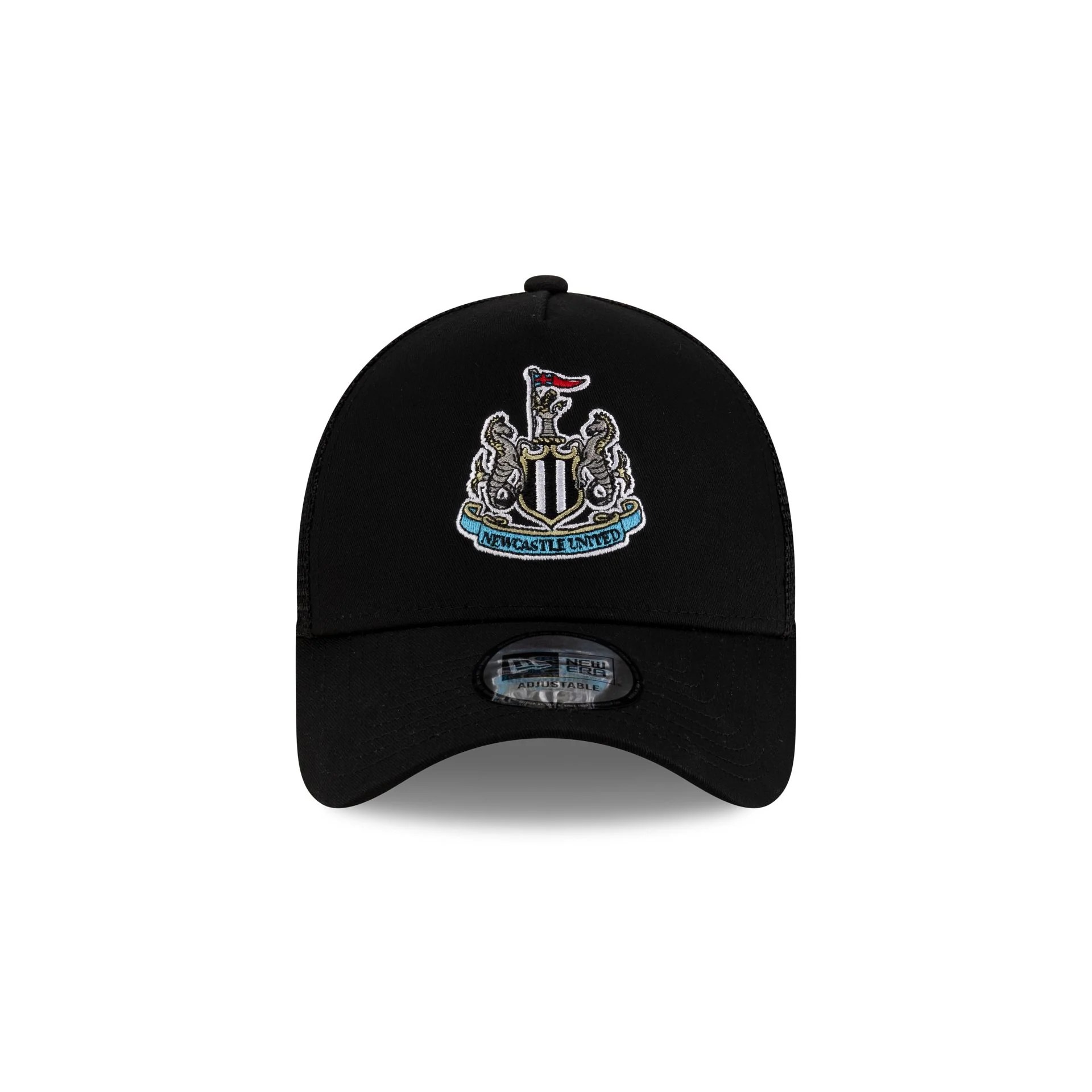 Newcastle United FC Core Black 9FORTY A-Frame Trucker Hat
