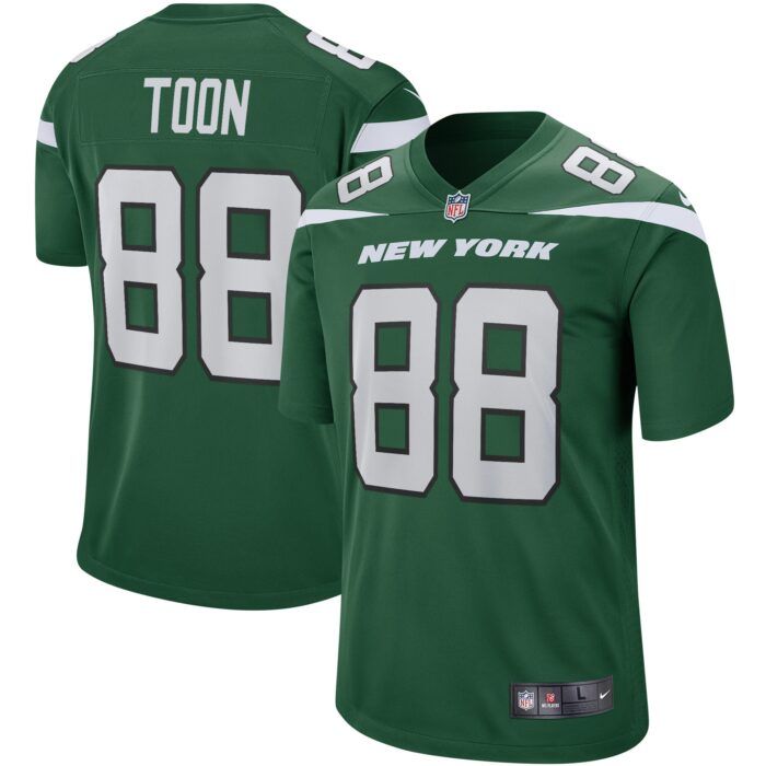 Men’s New York Jets Al Toon Nike Gotham Green Game Retired Player Jersey