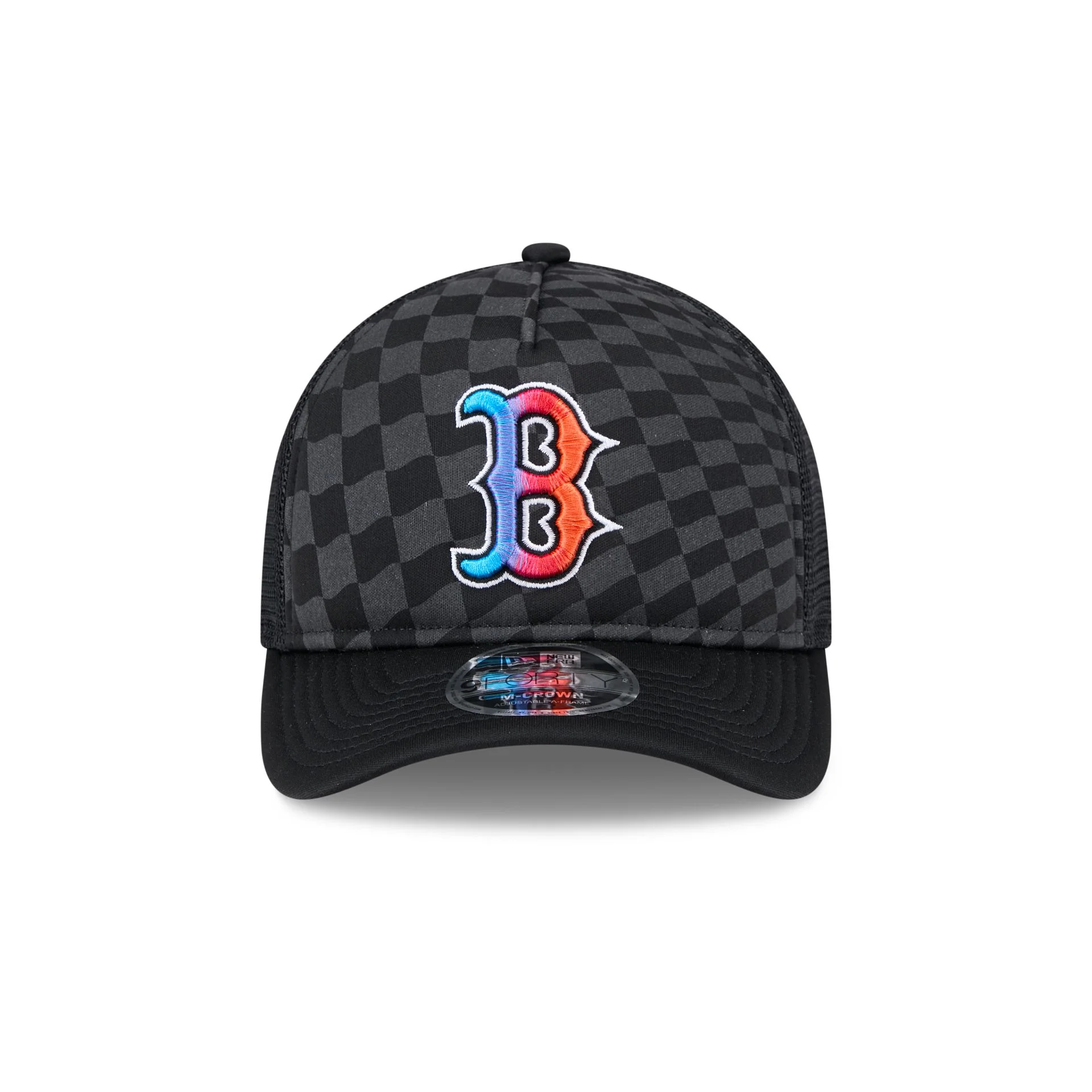 Boston Red Sox Gradient Raceway 9FORTY M-Crown A-Frame Trucker Hat